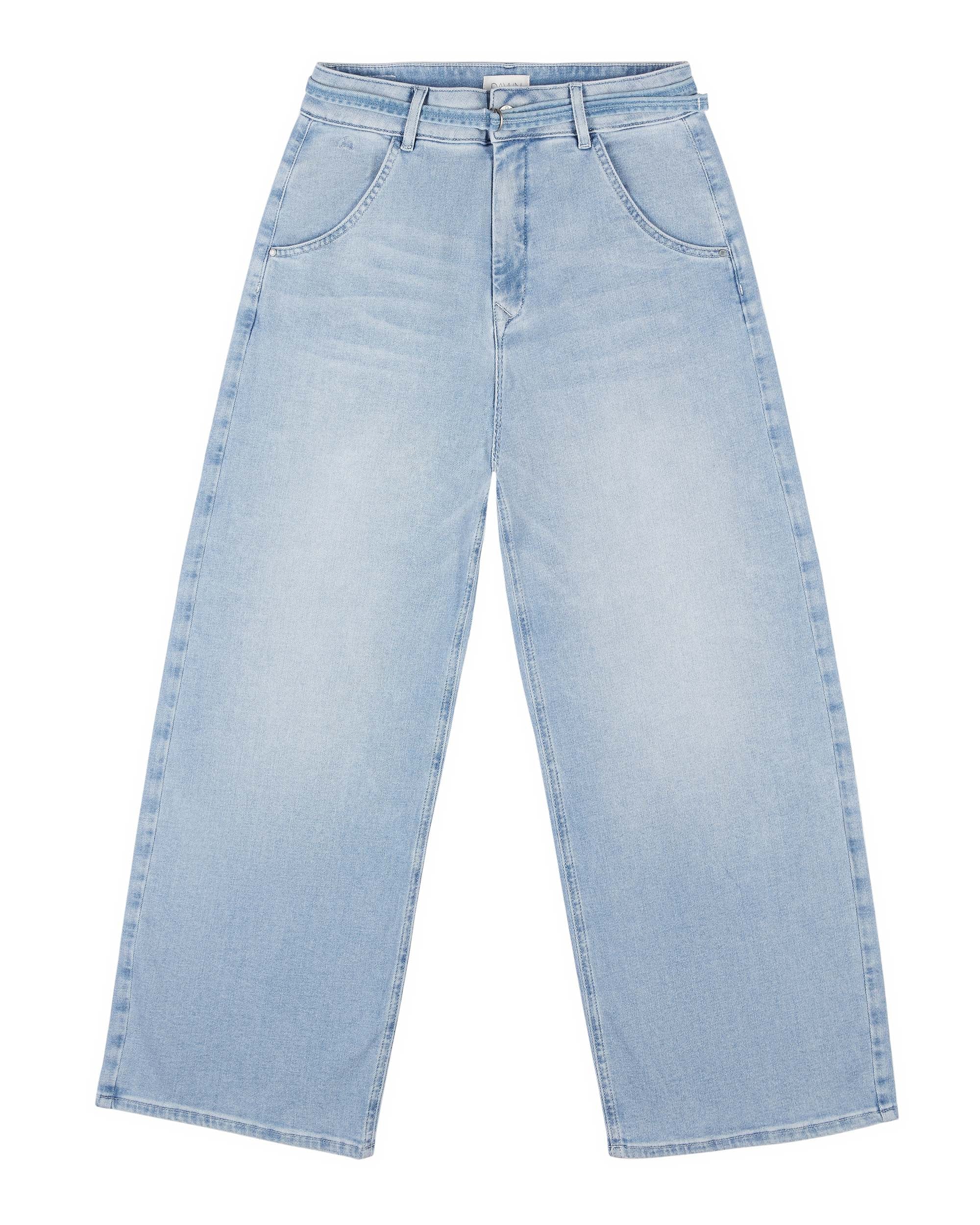 BLINK High Waist Culotte Jeans - Light Blue