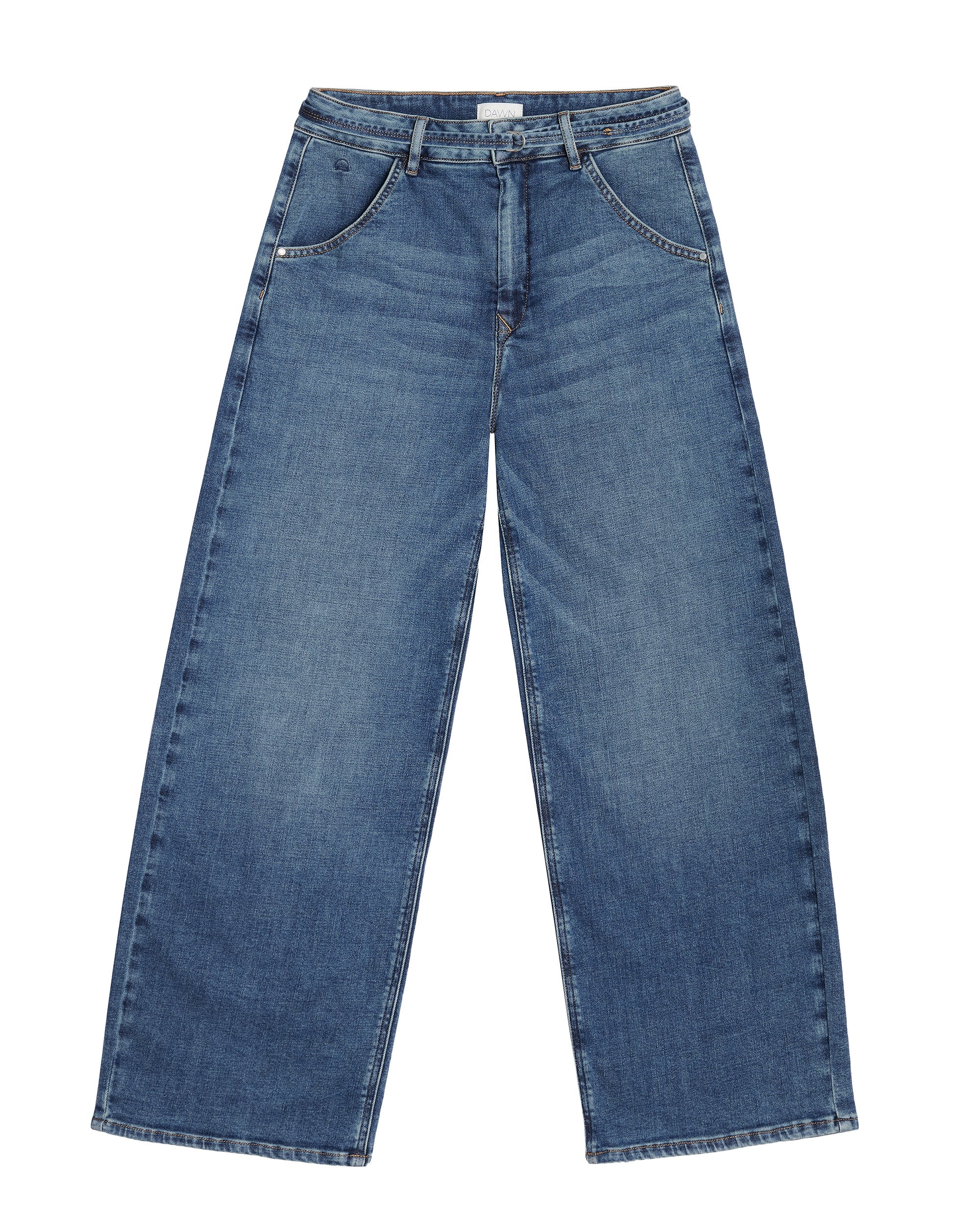 BLINK High Waist Culotte Jeans - Vintage Blue