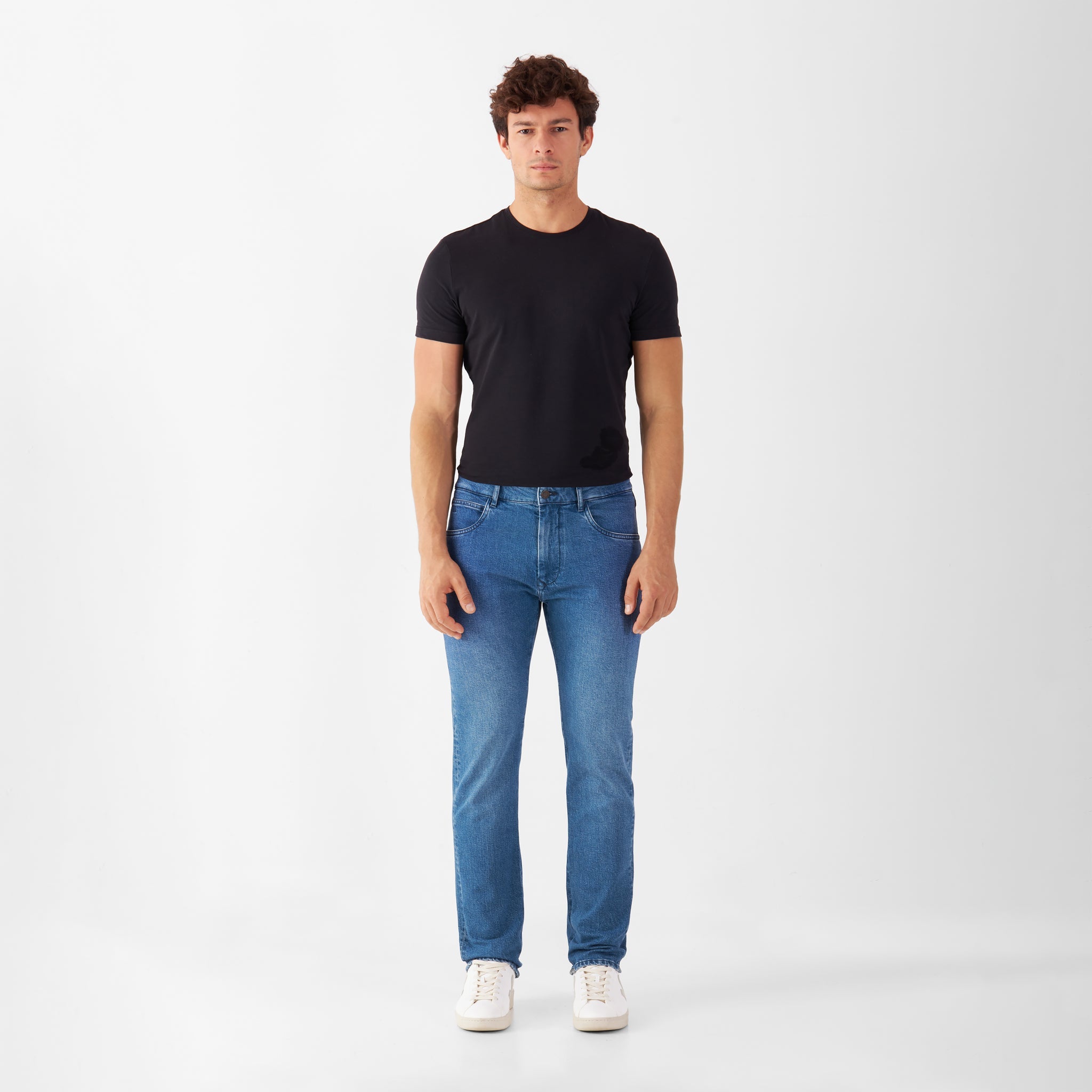 DUSK Regular Straight Minimal Stretch - Classic - Medium Blue