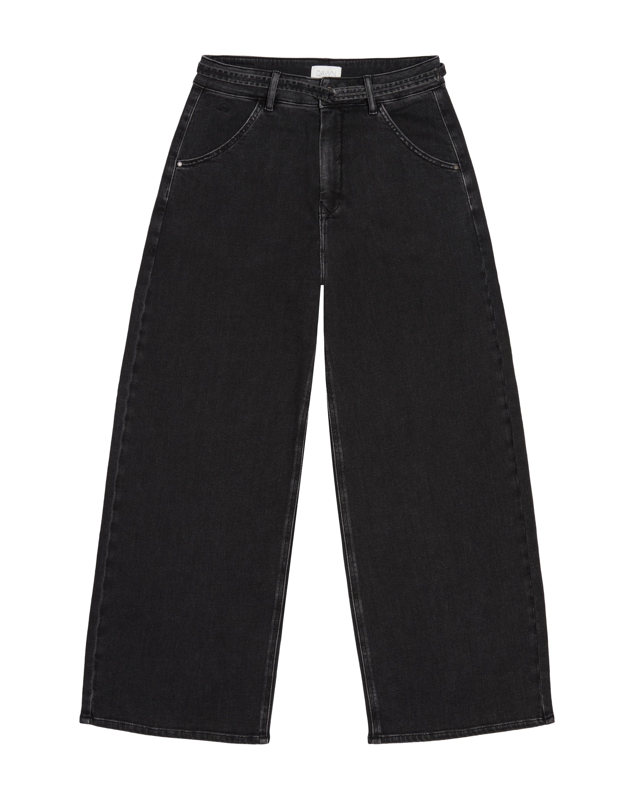 BLINK High Waist Culotte Jeans - Black Denim