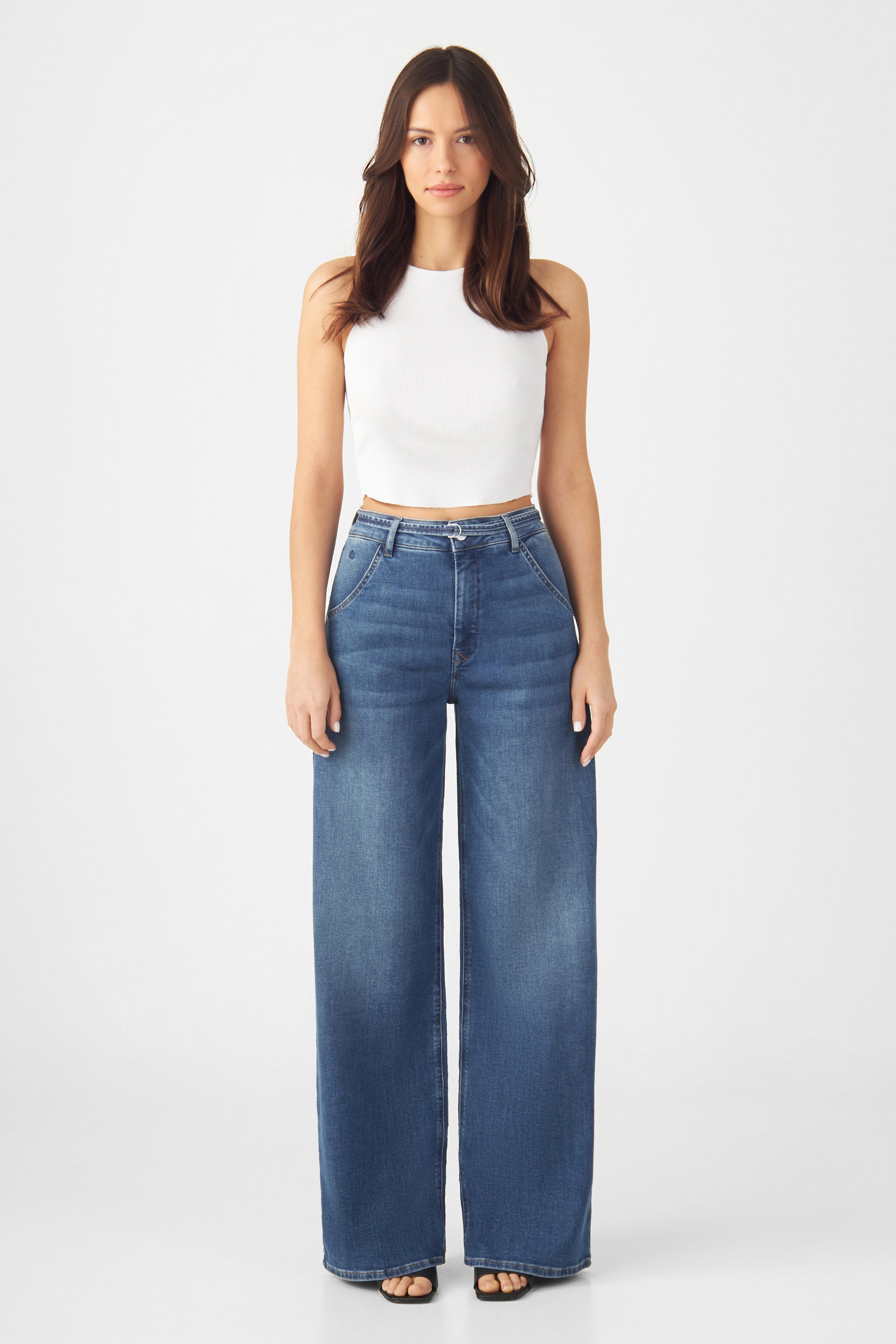 BLINK High Waist Wide - Vintage Blue