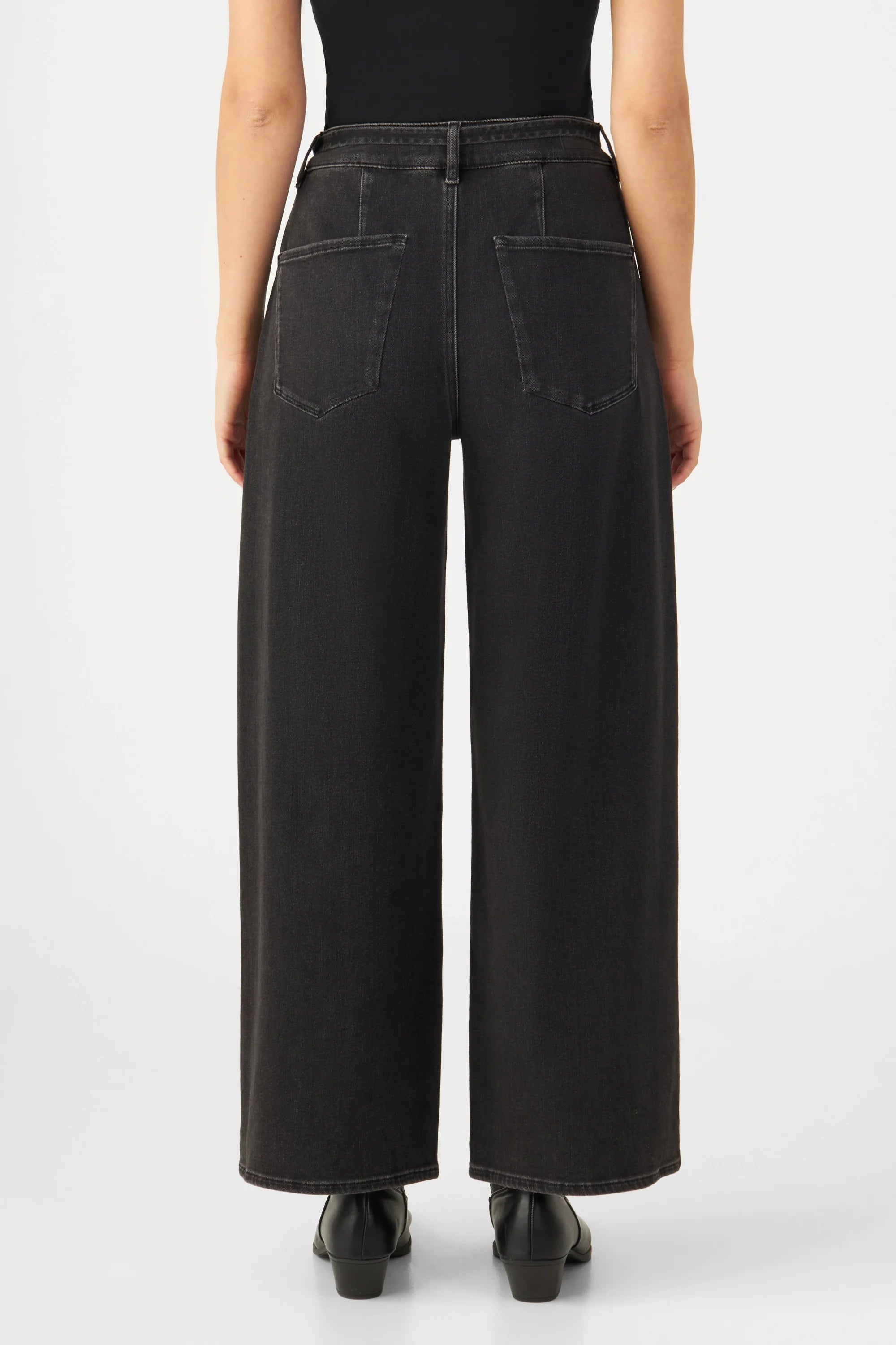 BLINK High Waist Culotte Jeans - Black Denim