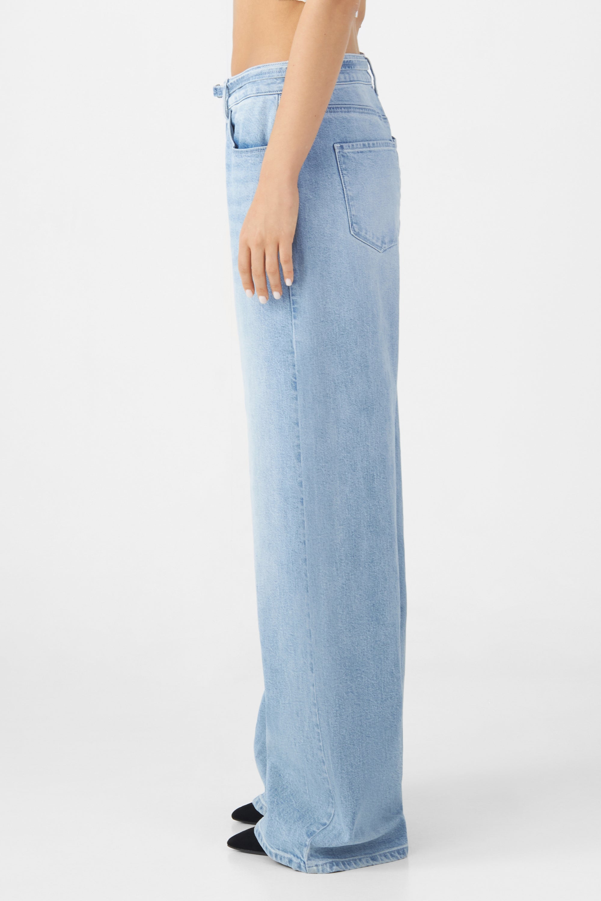 SUNNY Wide Leg Minimal Stretch - Classic - Bright Blue
