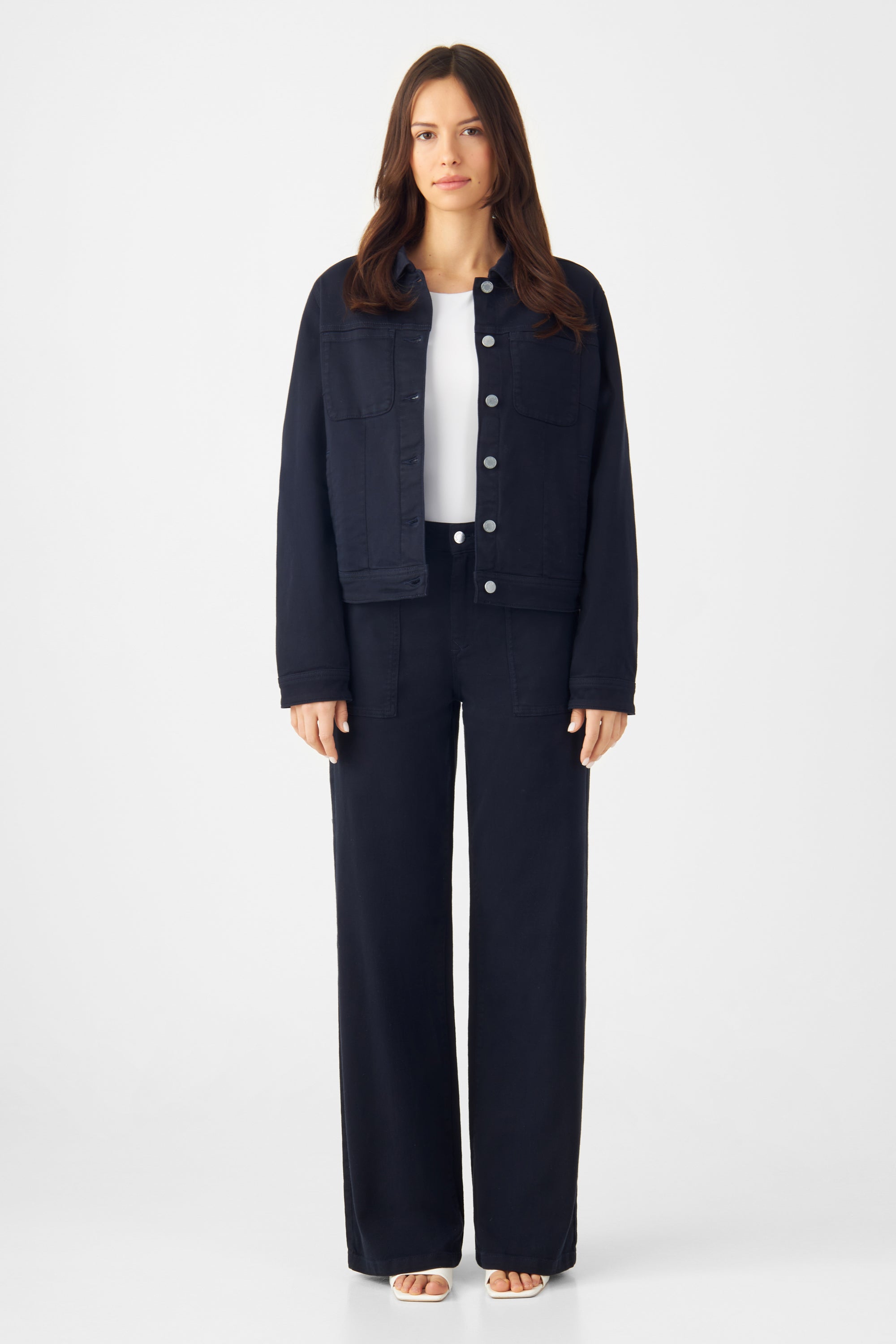 DEW Flared Soft Denim - Worker - Nightsky Navy