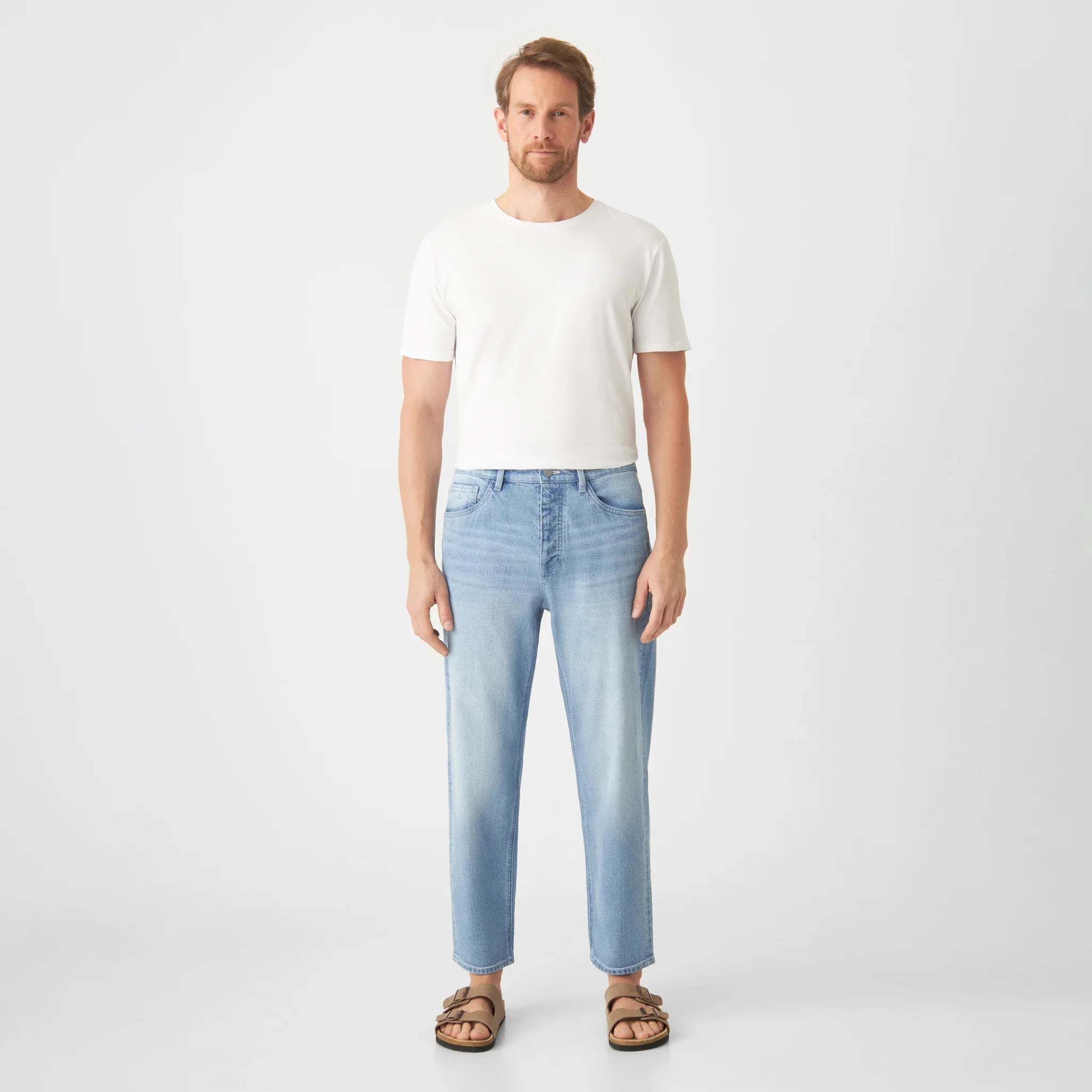 RISE Relaxed Tapered Minimal Stretch - Basic - Bright Blue