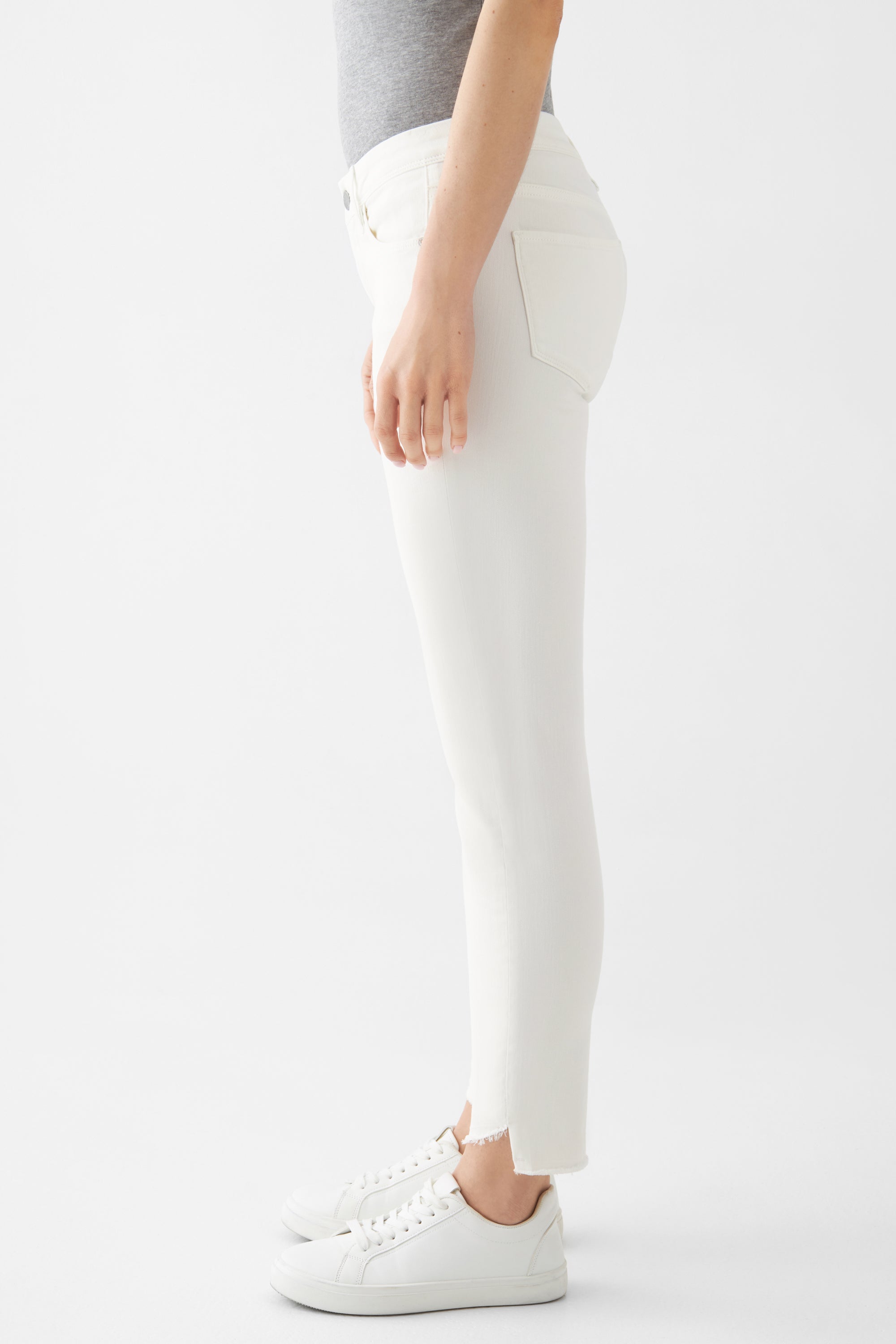 MID SUN Slim Comfortstretch - Design Details - White