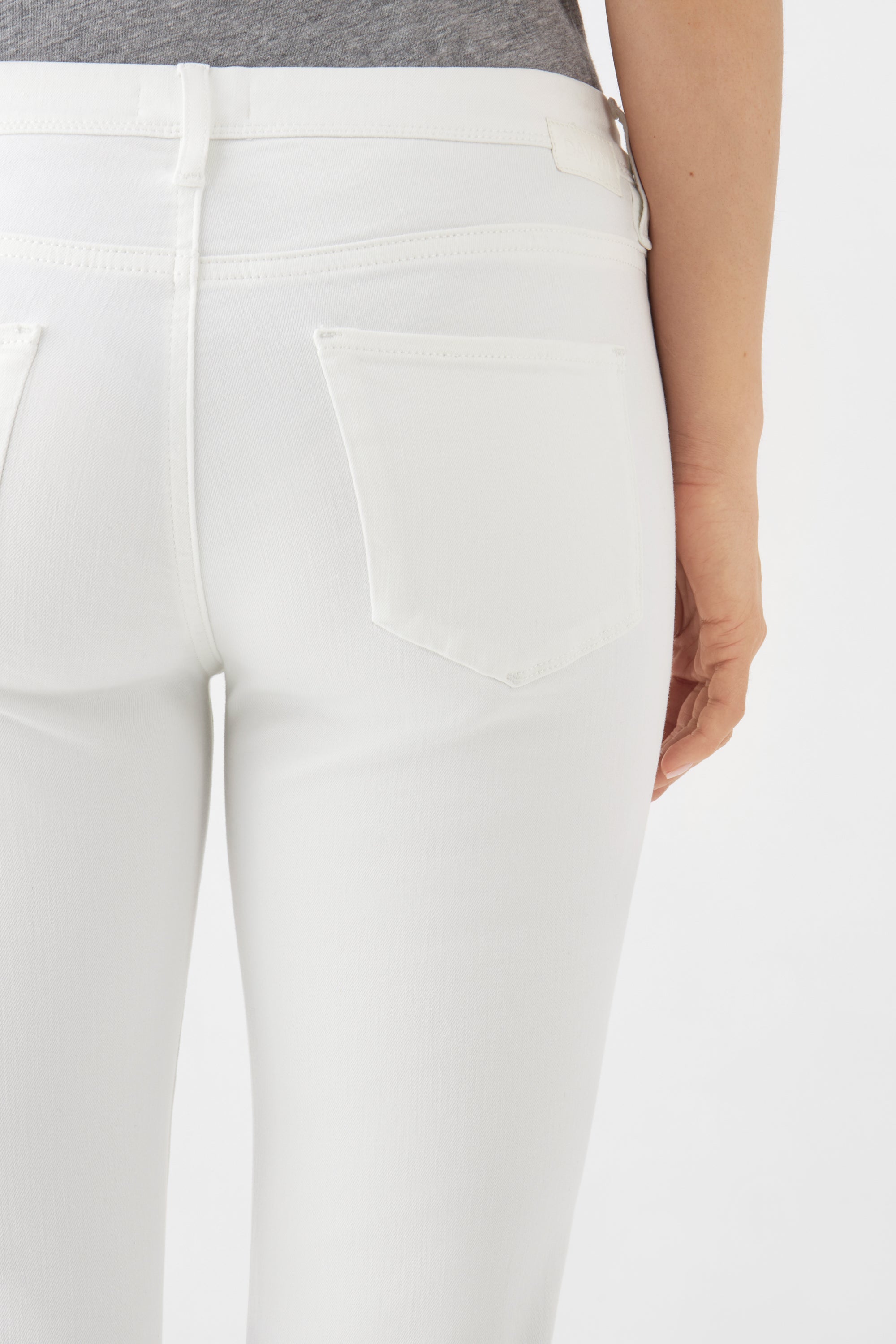 MID SUN Slim Comfortstretch - Design Details - White