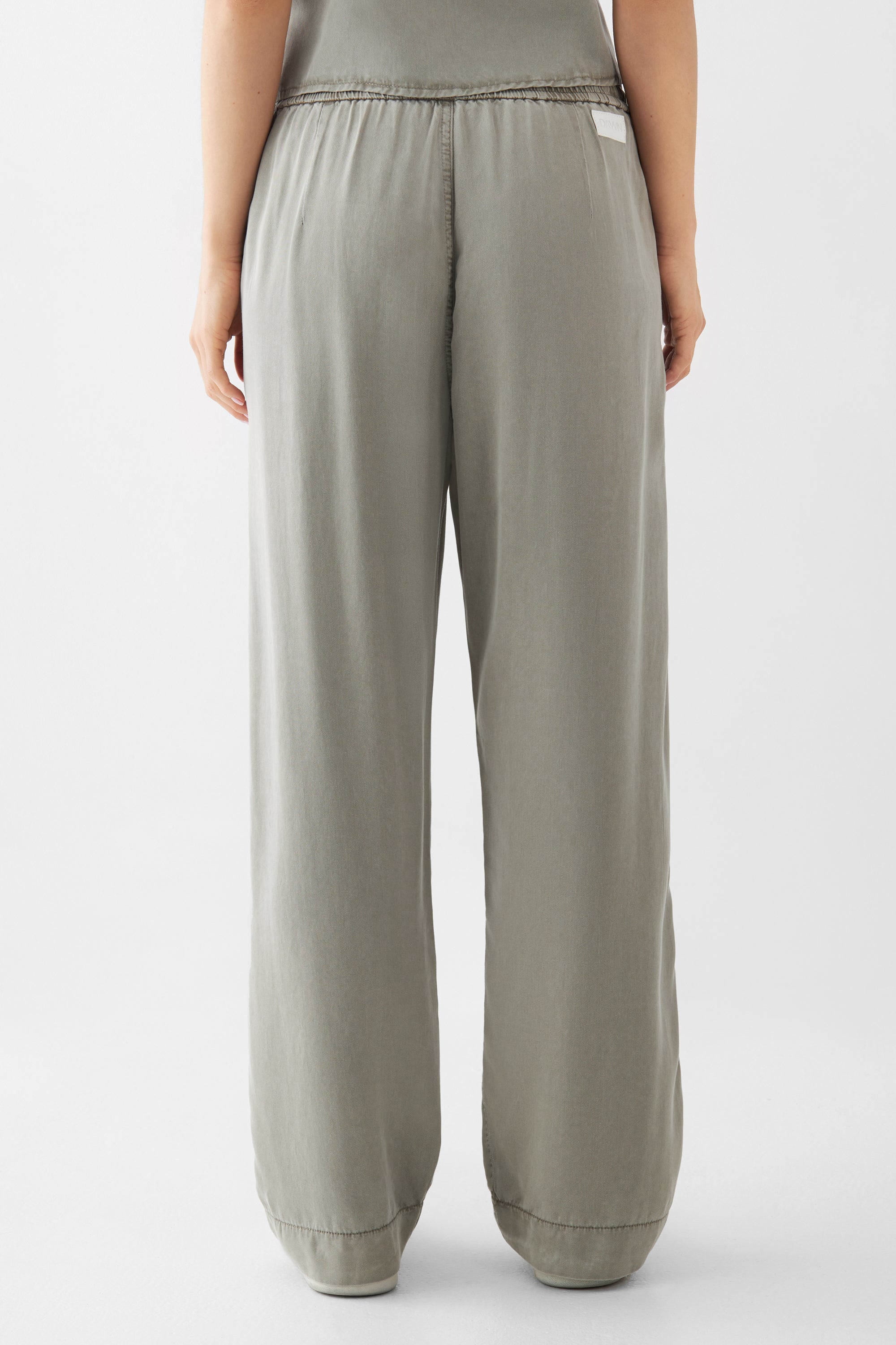 RAY Easy On Tencel - Pants - Rock Olive