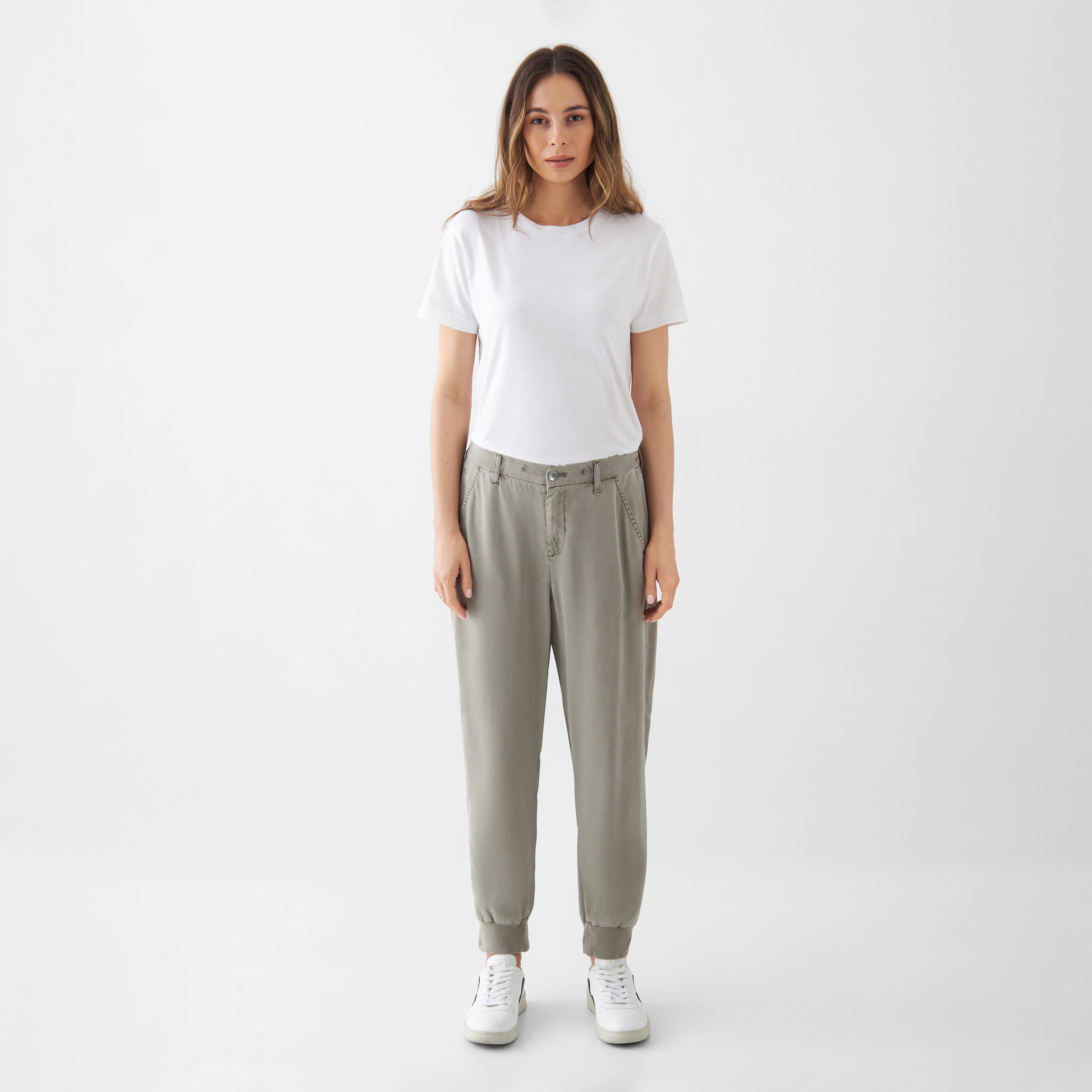SUNSHINE - Tencel Jogger - Rock Olive
