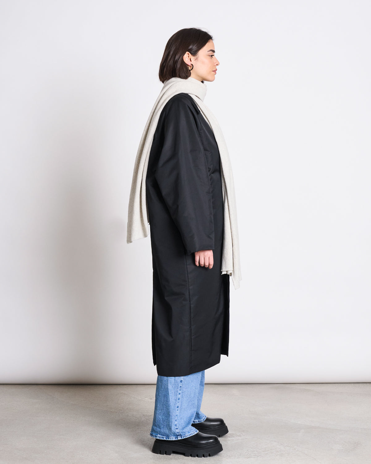 SCARF ROSS LIGHT GREY