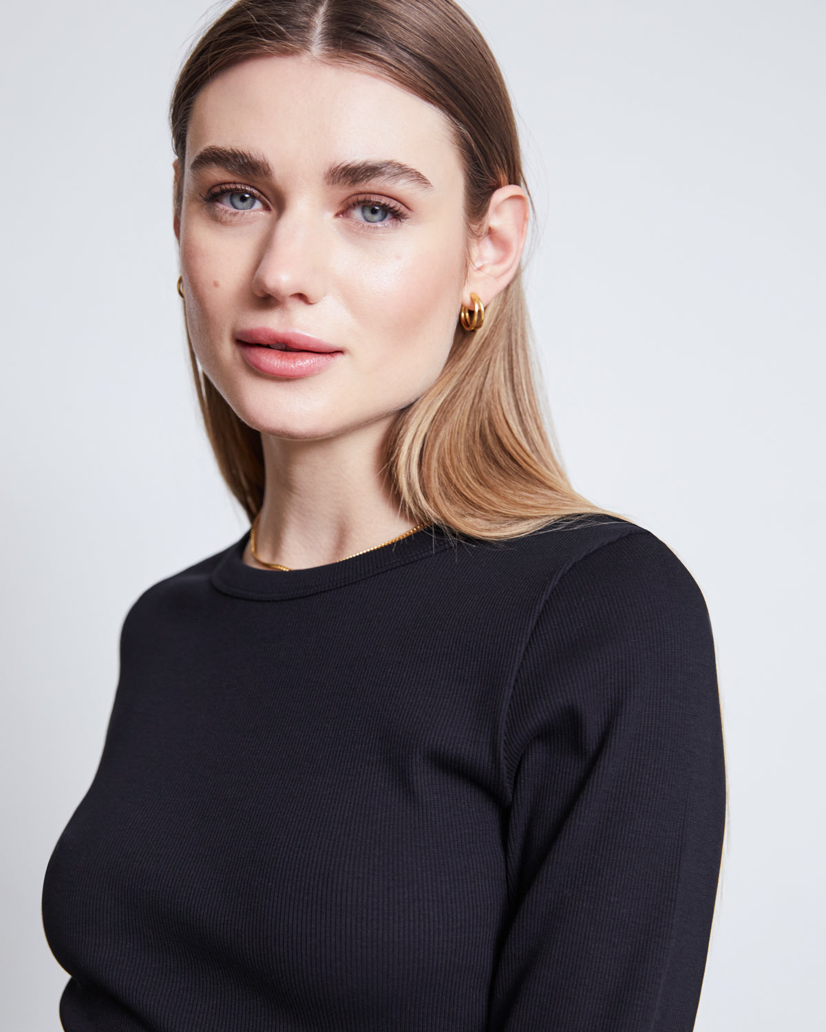 RIB LONGSLEEVE MURI BLACK GOTS