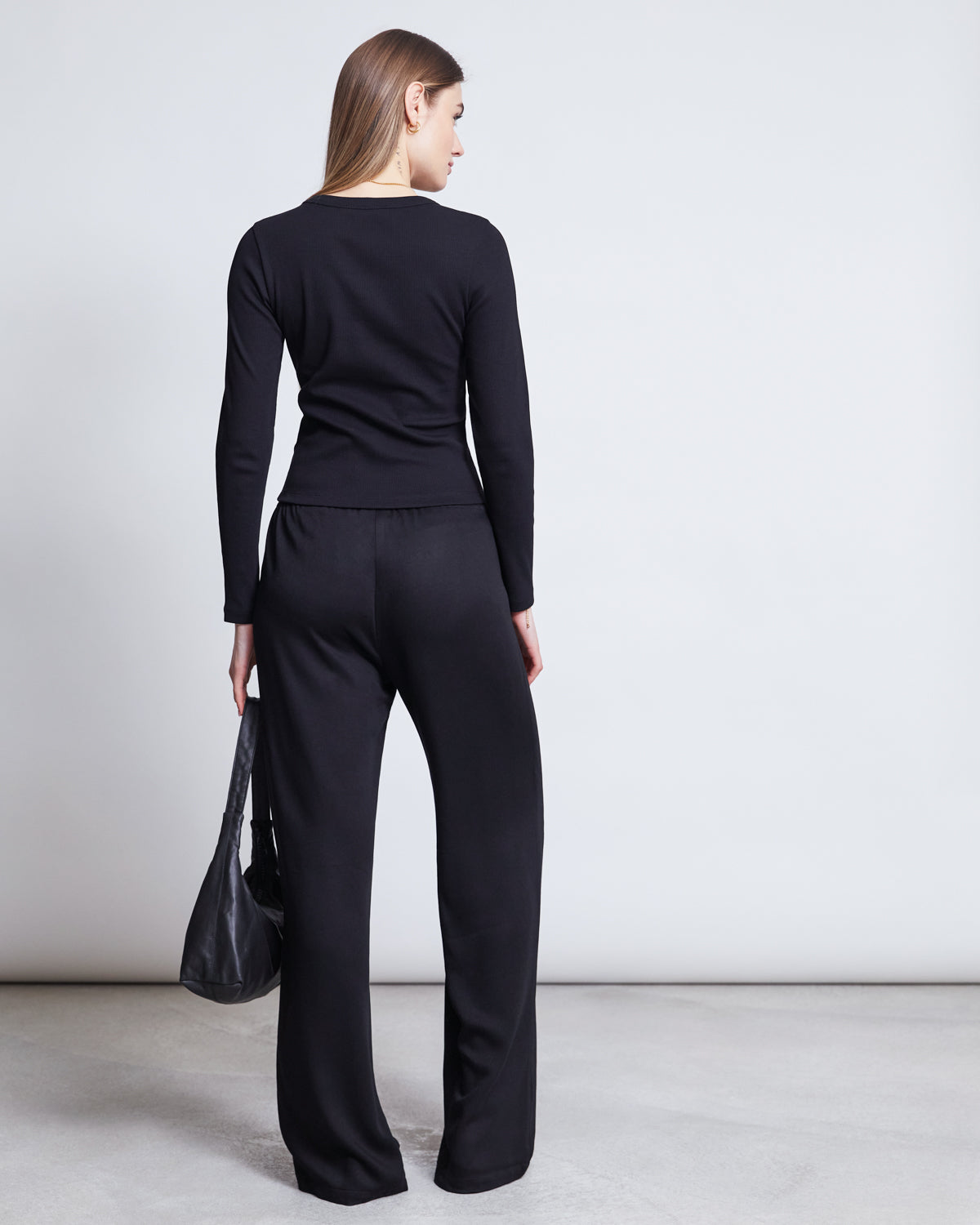 RIB LONGSLEEVE MURI BLACK GOTS
