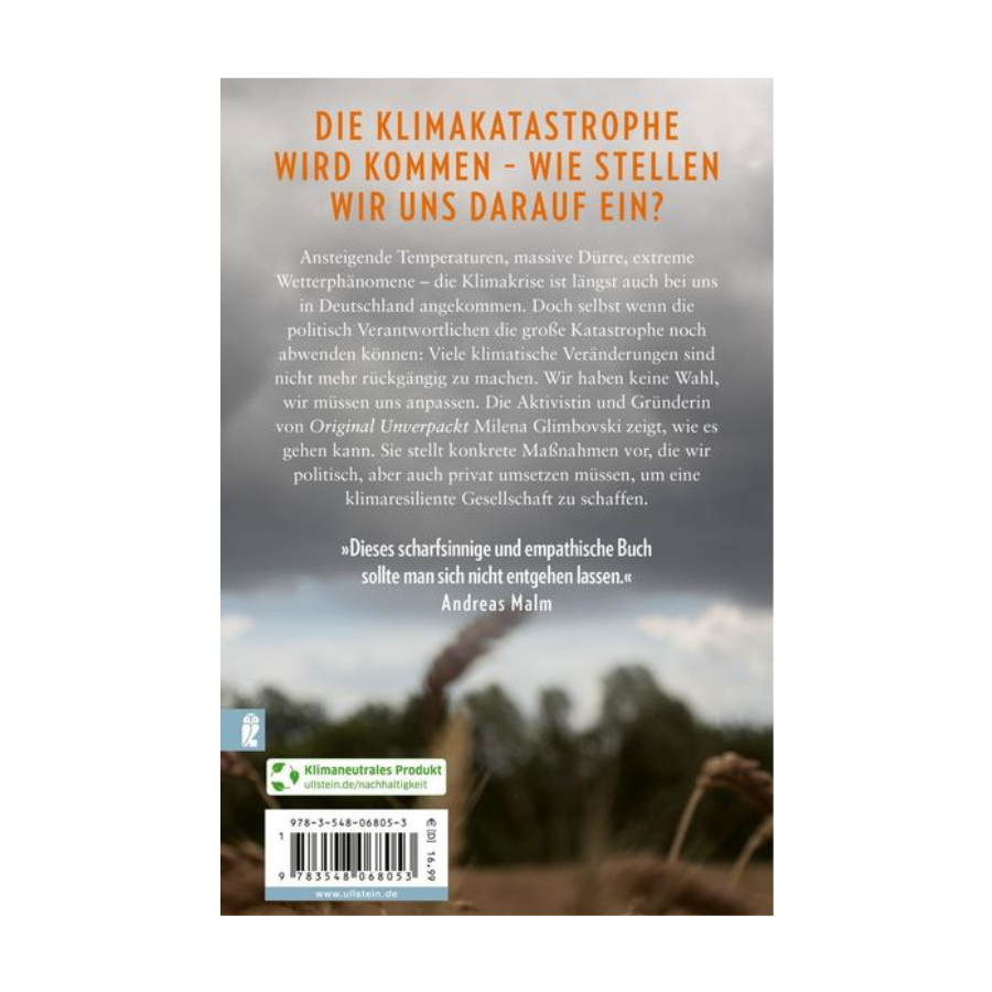 Über Leben in der Klimakrise – Rückseite