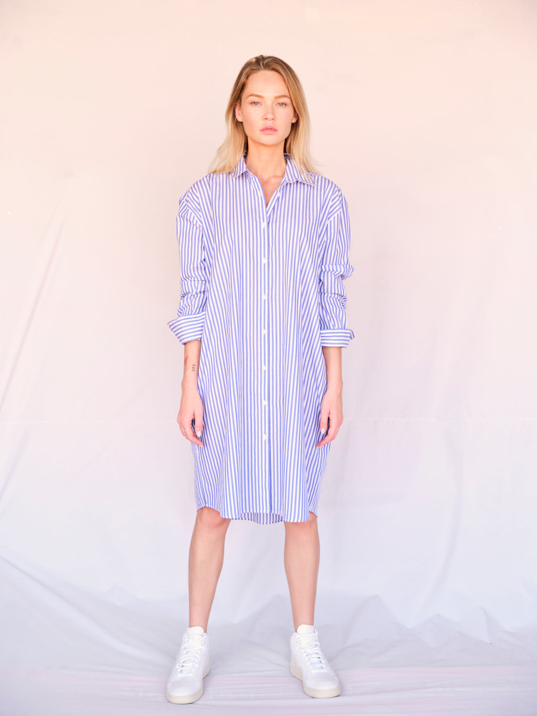 Hemdblusenkleid aus Organic Cotton