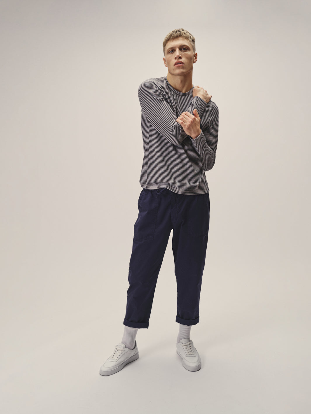 Longsleeve Streifen aus Organic Cotton Mix