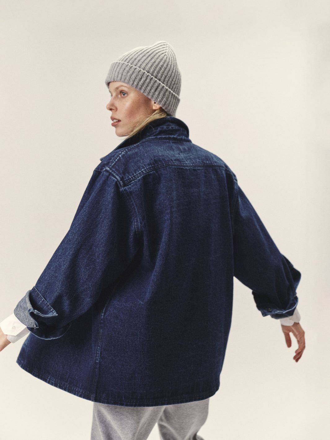 Denim Overshirt aus Organic Cotton