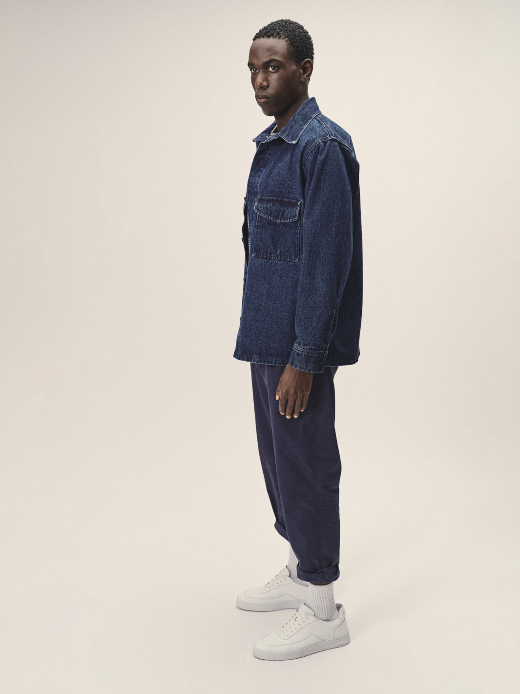 Denim Overshirt aus Organic Cotton