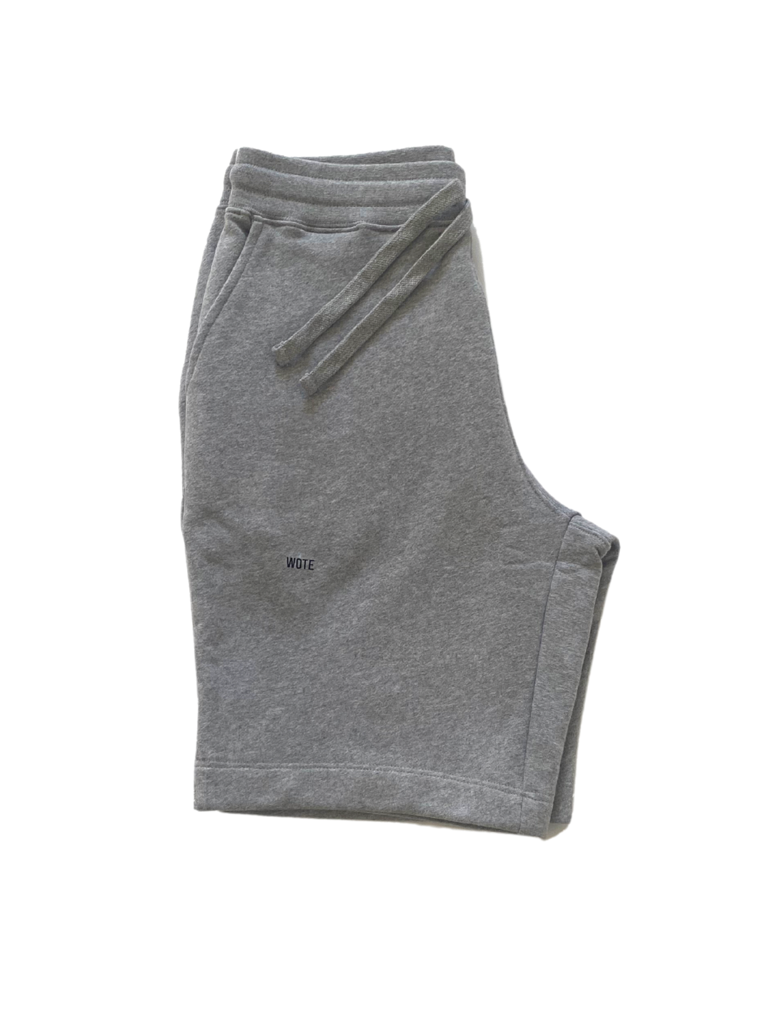 Herren Sweatshort grau melange Bio Baumwolle made in Europe