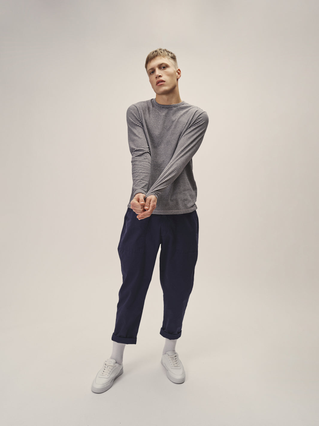 Longsleeve Streifen aus Organic Cotton Mix