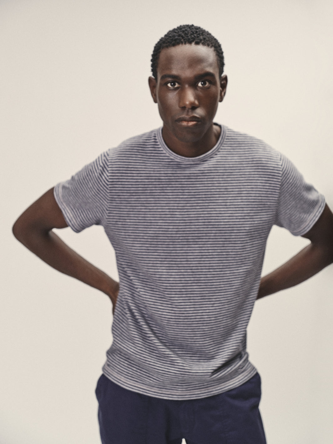T-Shirt Streifen aus Organic Cotton Mix