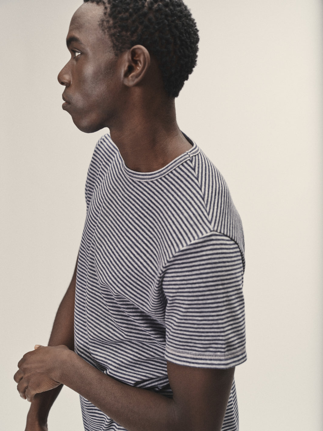 T-Shirt Streifen aus Organic Cotton Mix