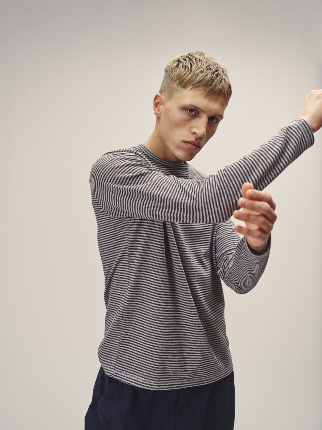 Longsleeve Streifen aus Organic Cotton Mix