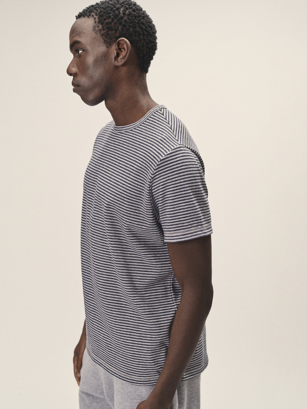 T-Shirt Streifen aus Organic Cotton Mix