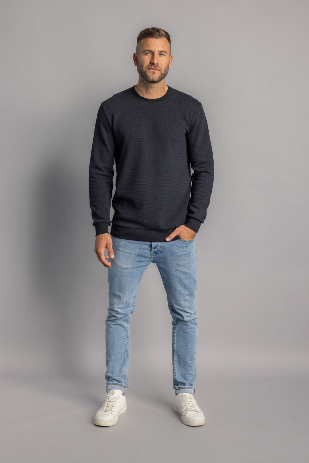 Waffle Piqué Longsleeve