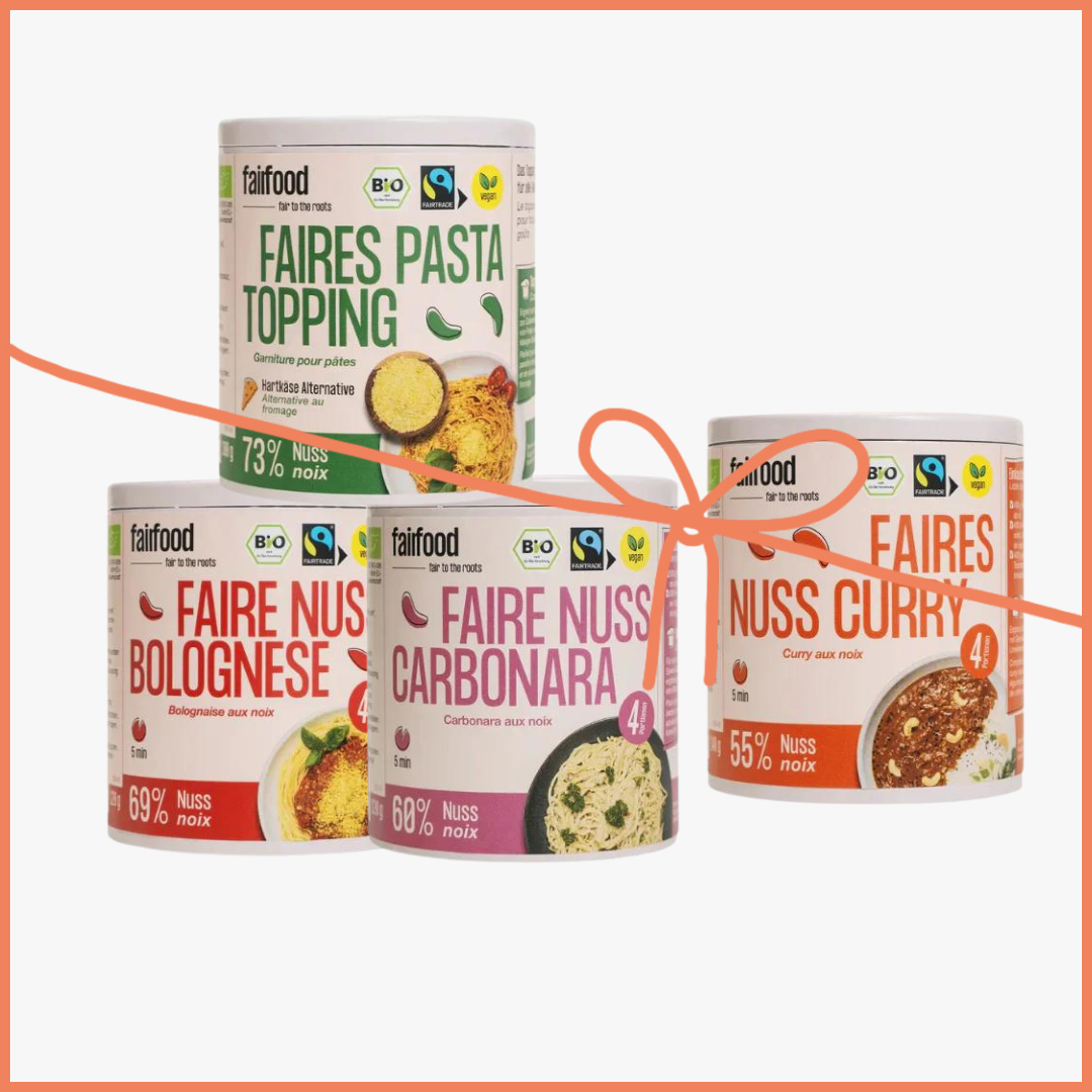 Vegane Kochbox mit Nuss - fairfood