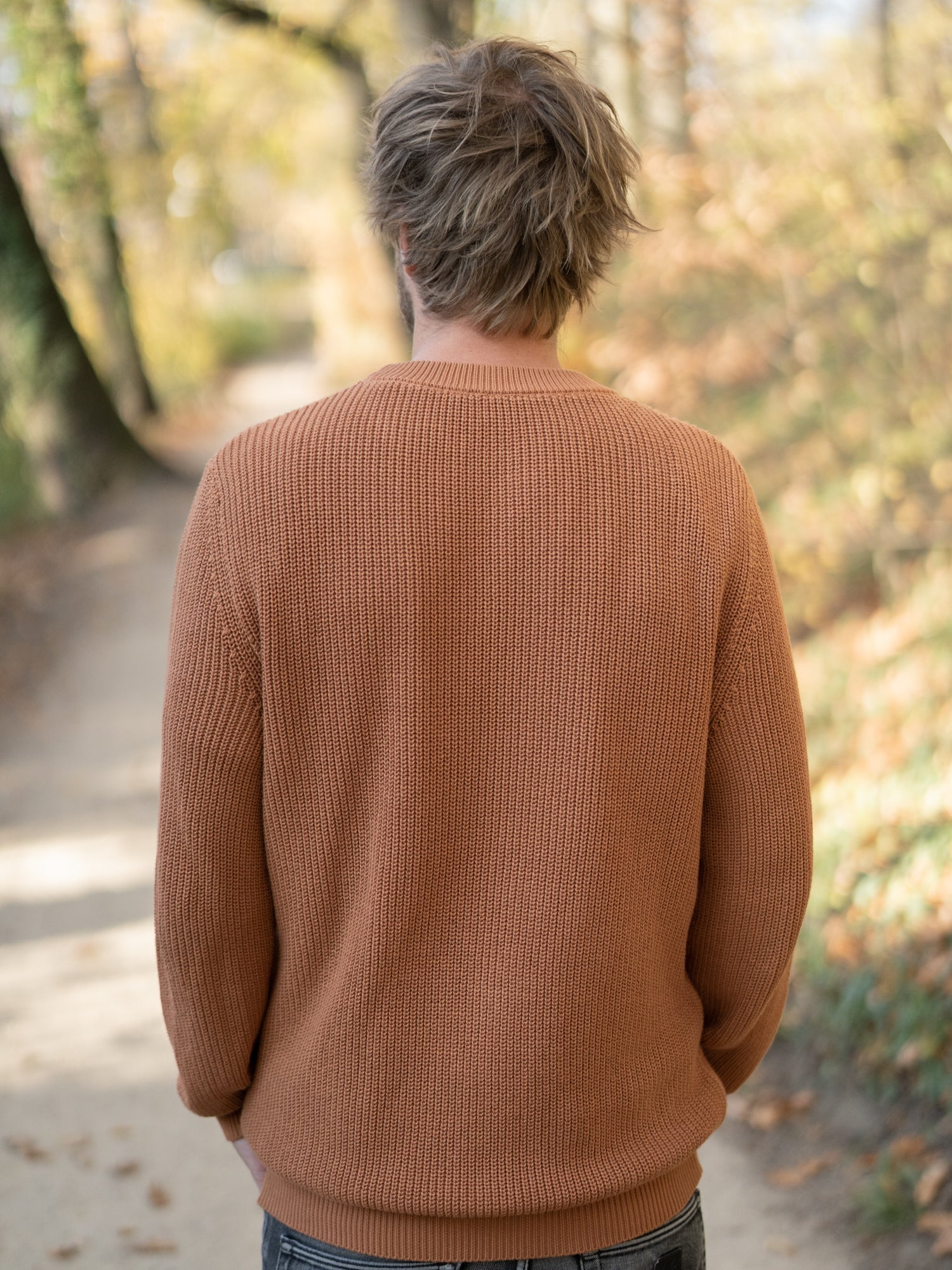 4Seasons Männer Strickpullover - rostbraun