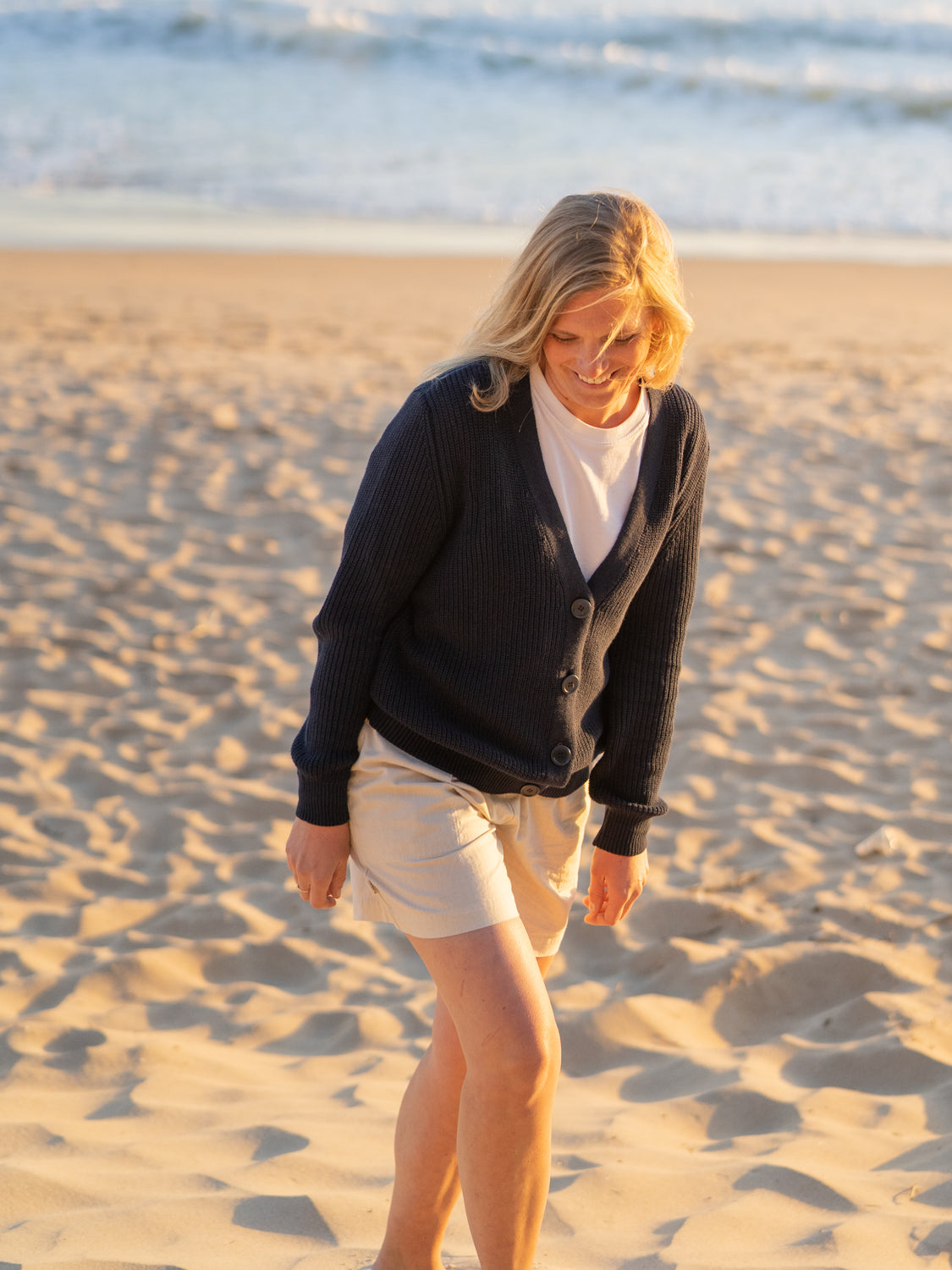 4Seasons Frauen Strickjacke - navy
