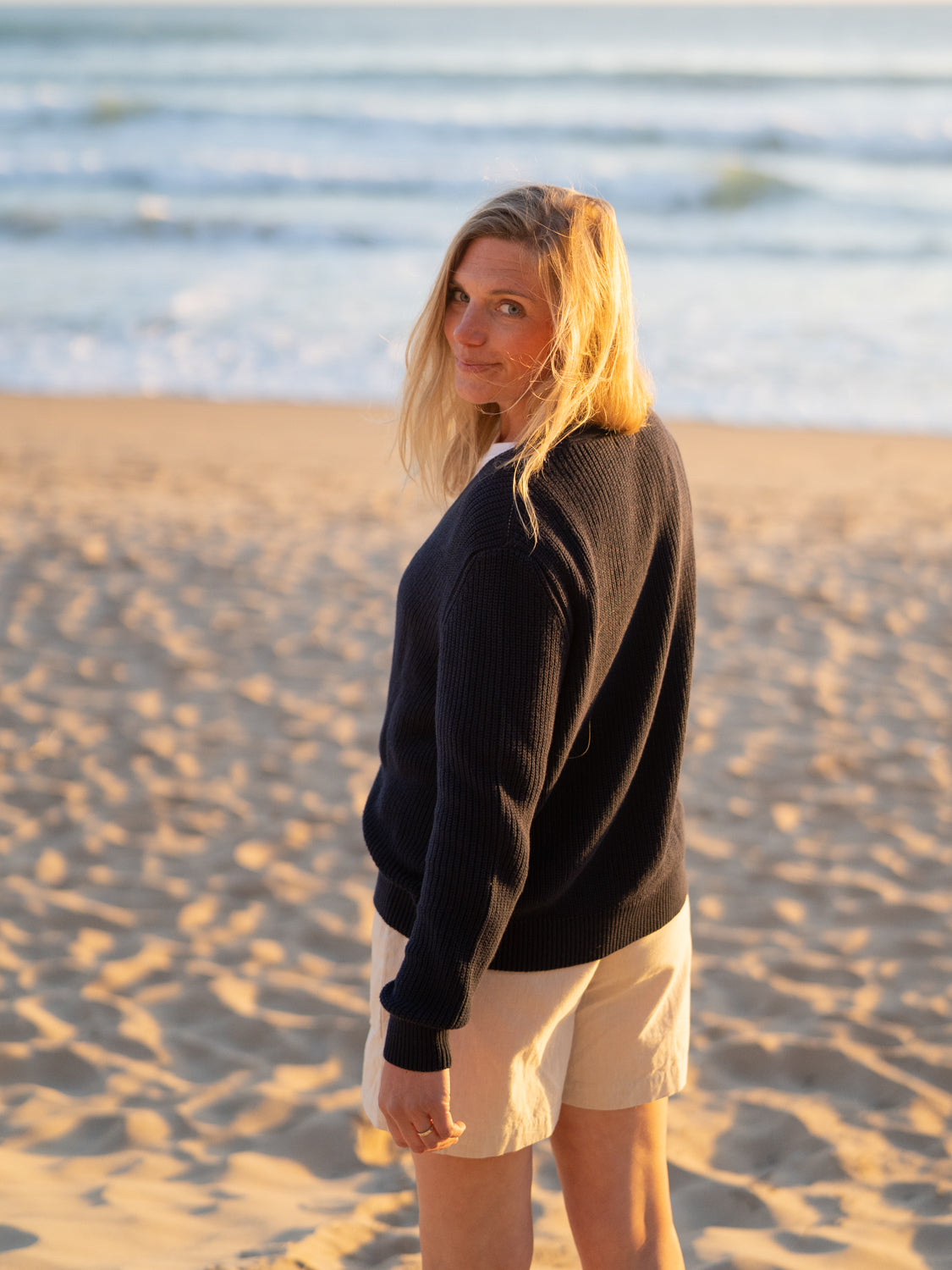 4Seasons Frauen Strickjacke - navy