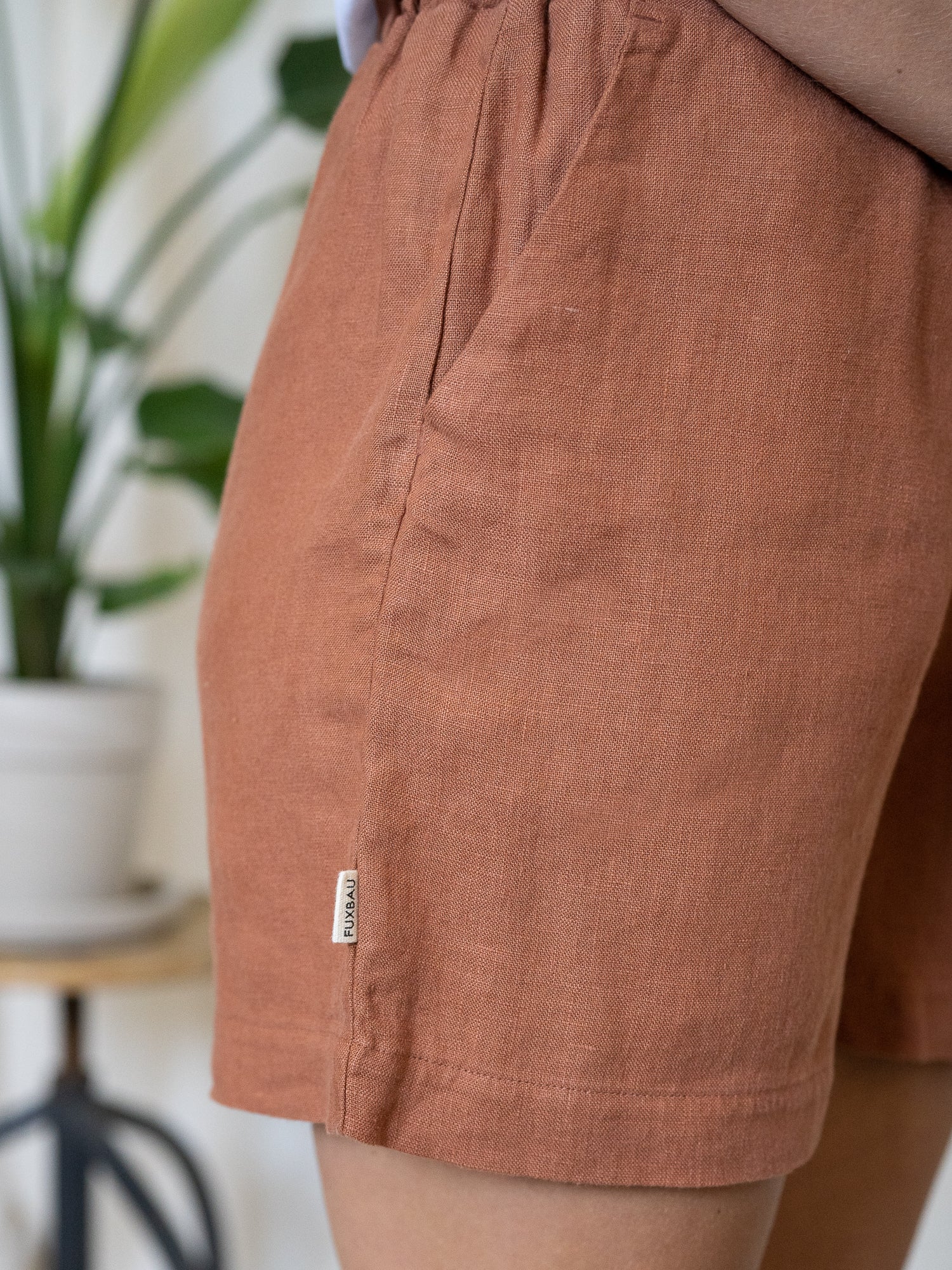 Frauen Leinenshorts - sienna
