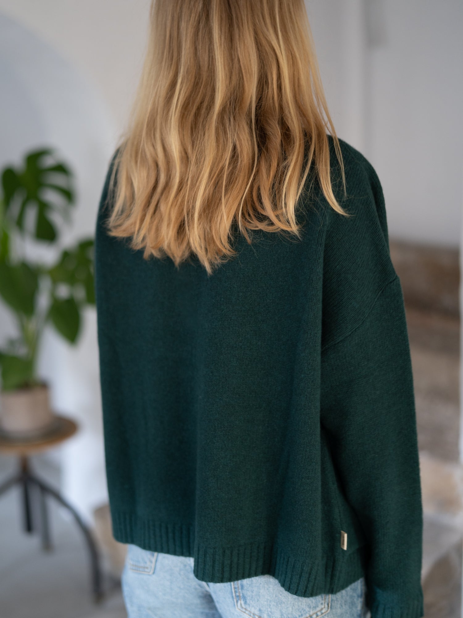 Oversize Cardigan - grün