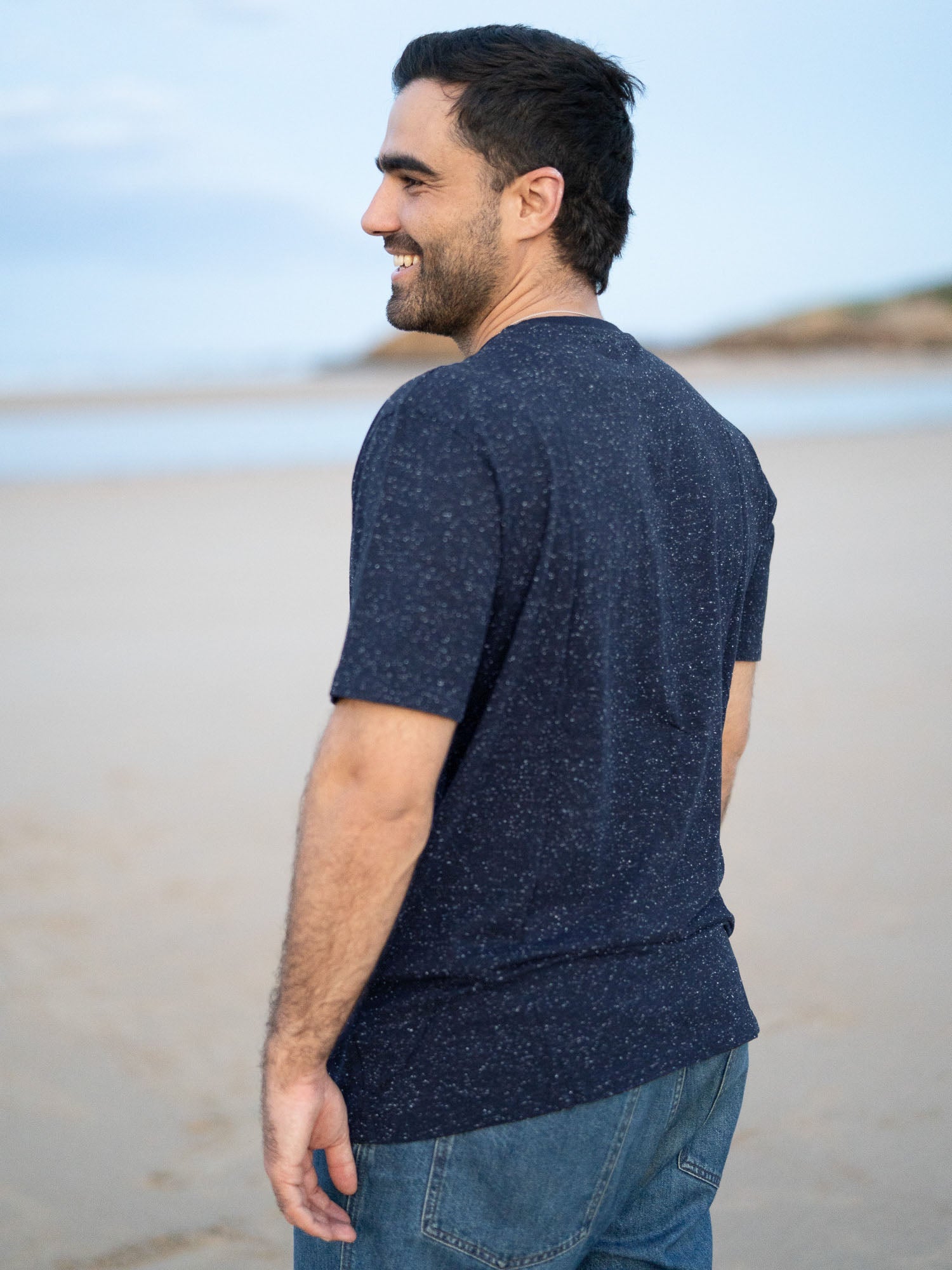 Männer fux T-Shirt - navy neps