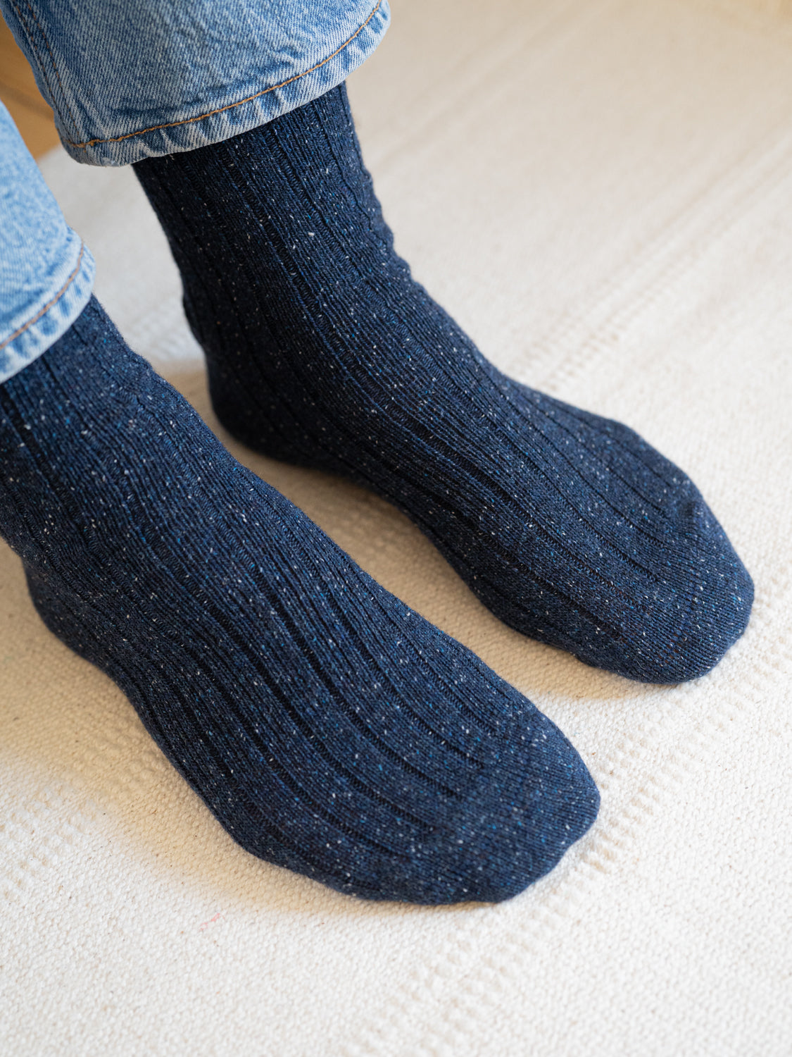 Socken - navy neps