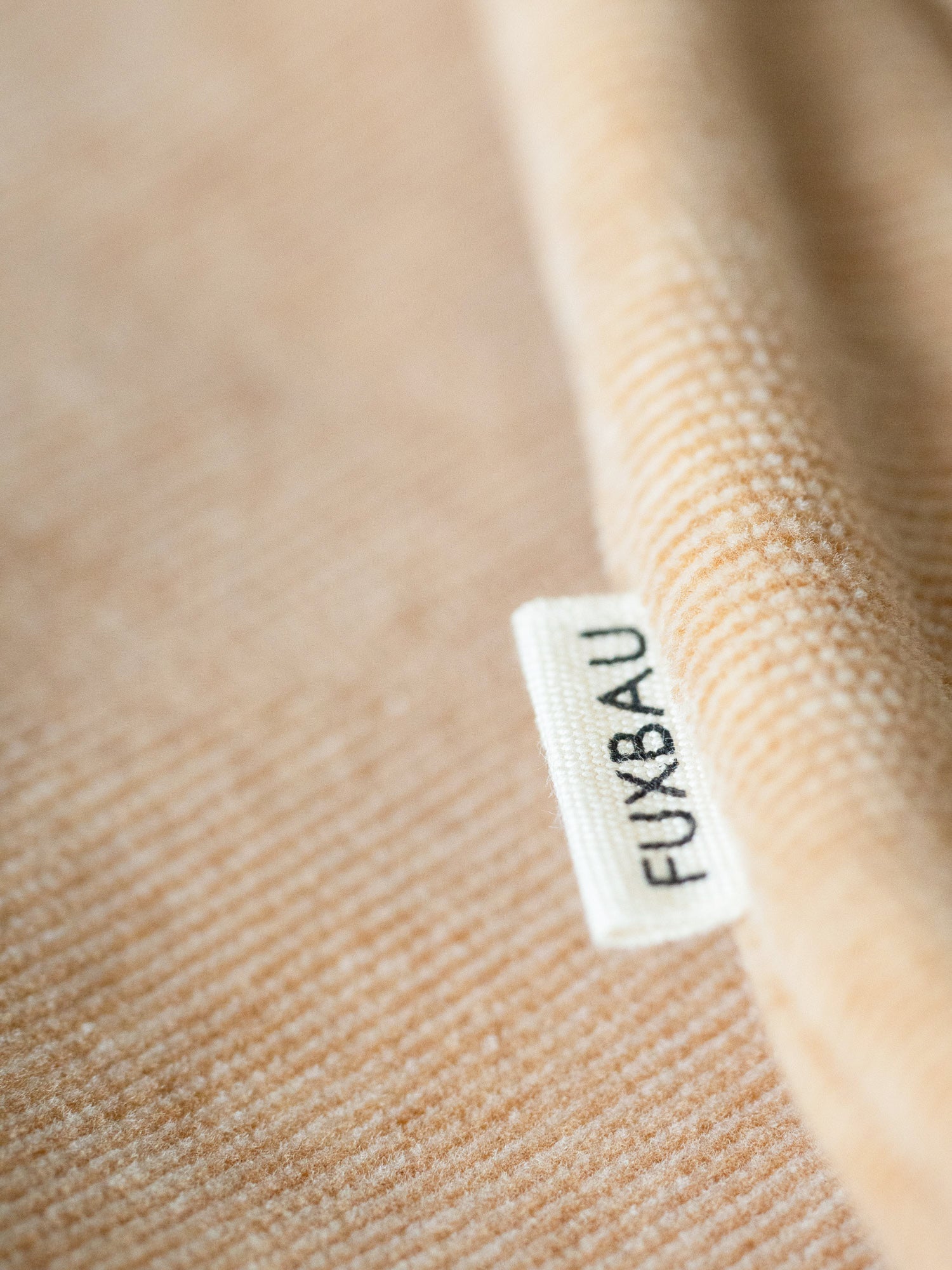 Männer Samt Pullover - beige gelb geriffelt