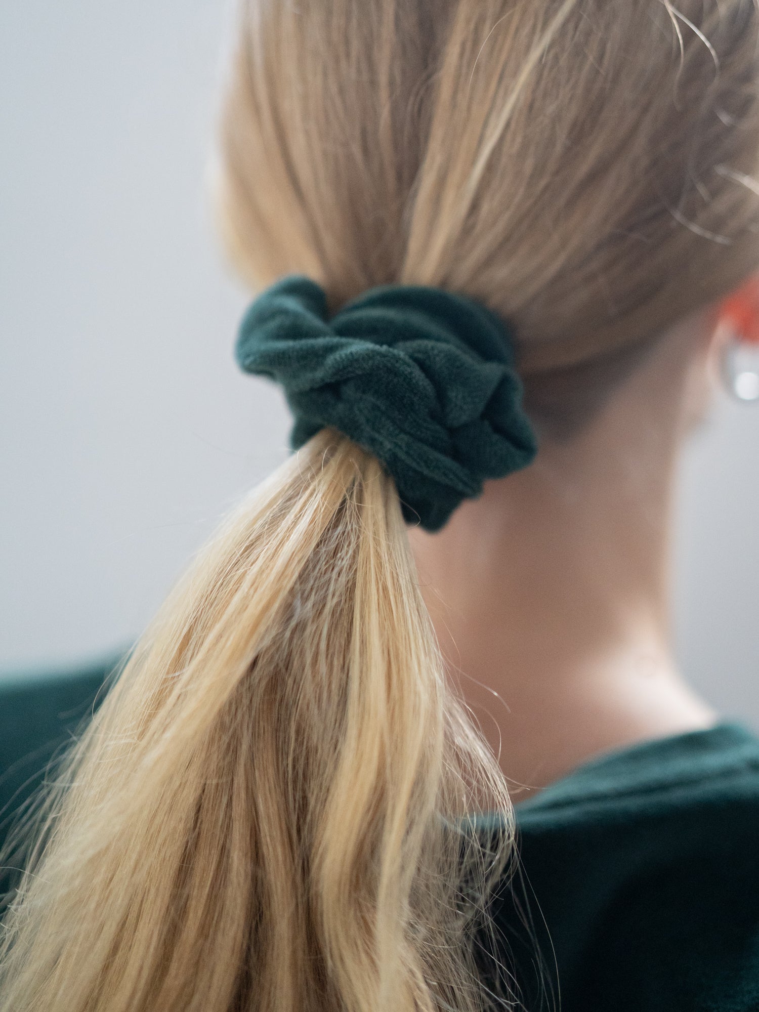 Samt Scrunchie - grün