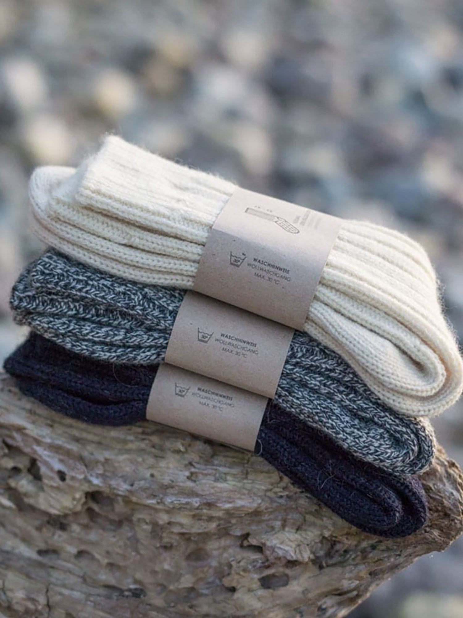 Wollsocken - navy