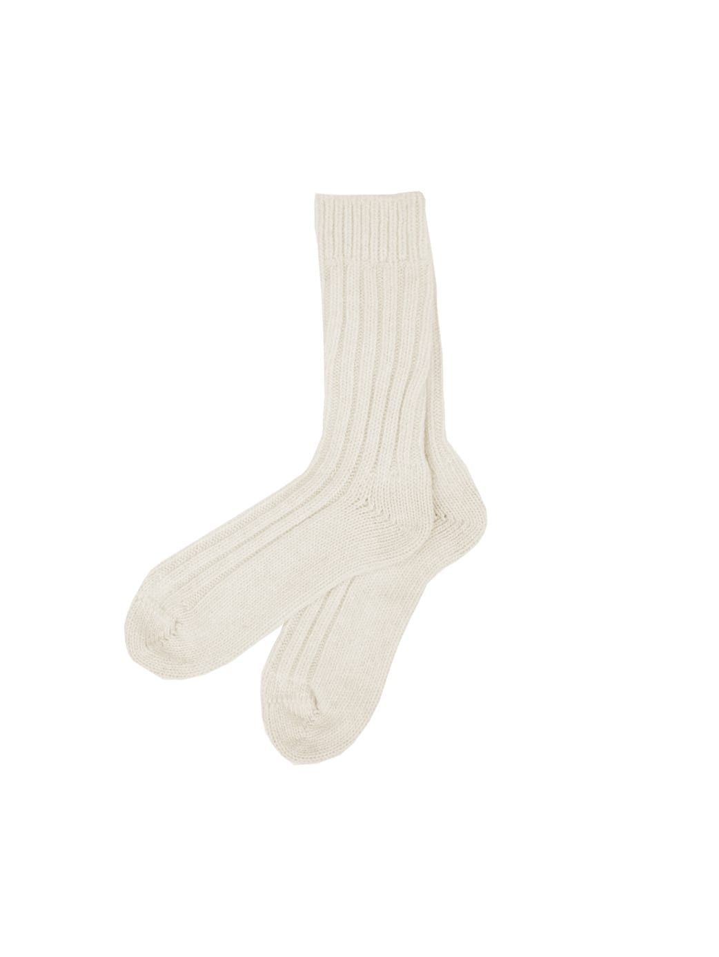 Wollsocken - wollweiss