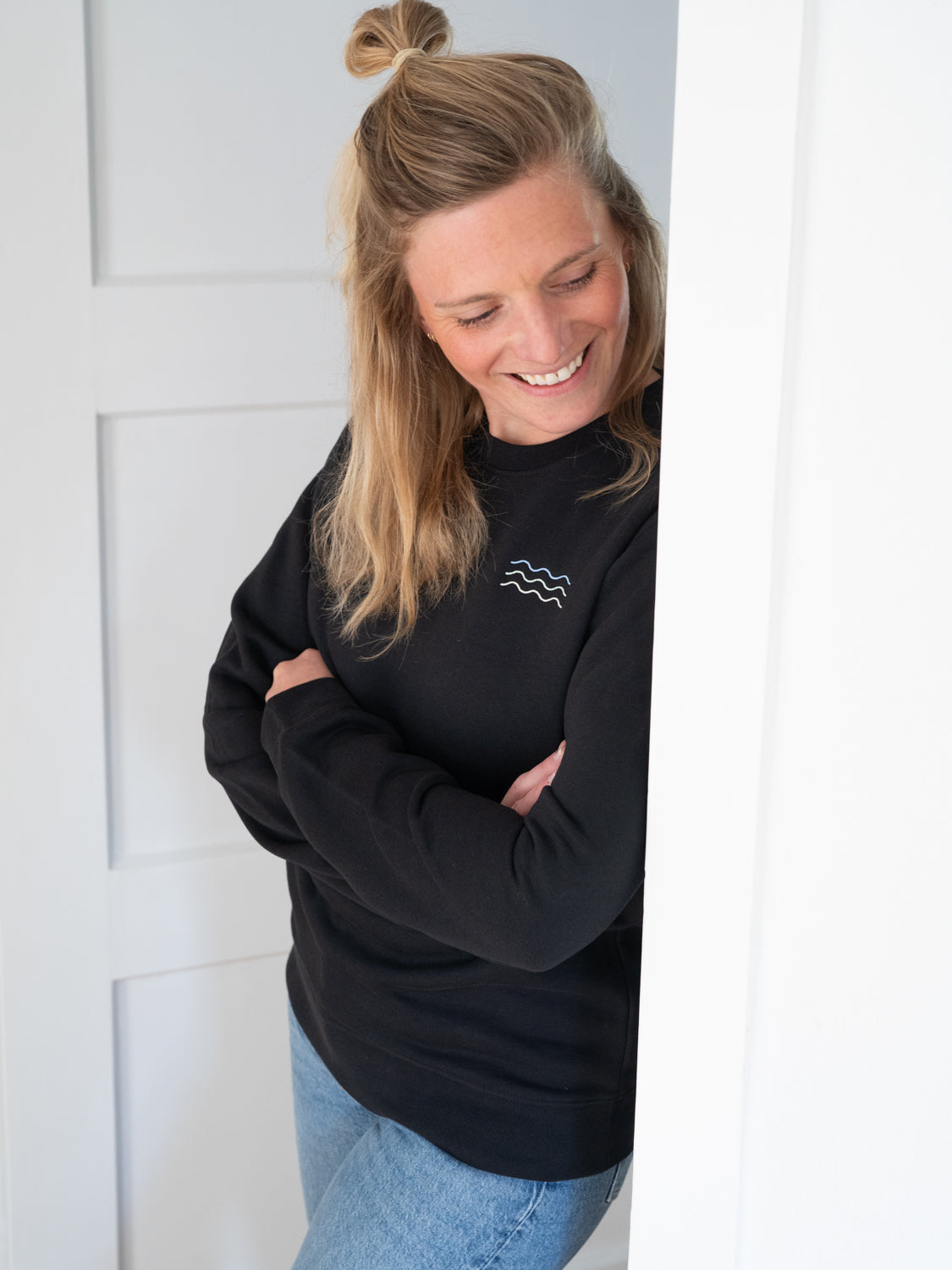 Surf Sweater - schwarz