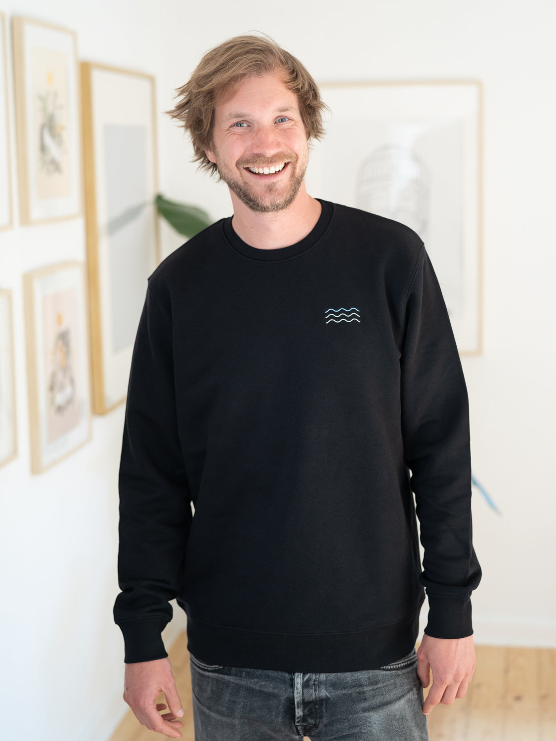Surf Sweater - schwarz
