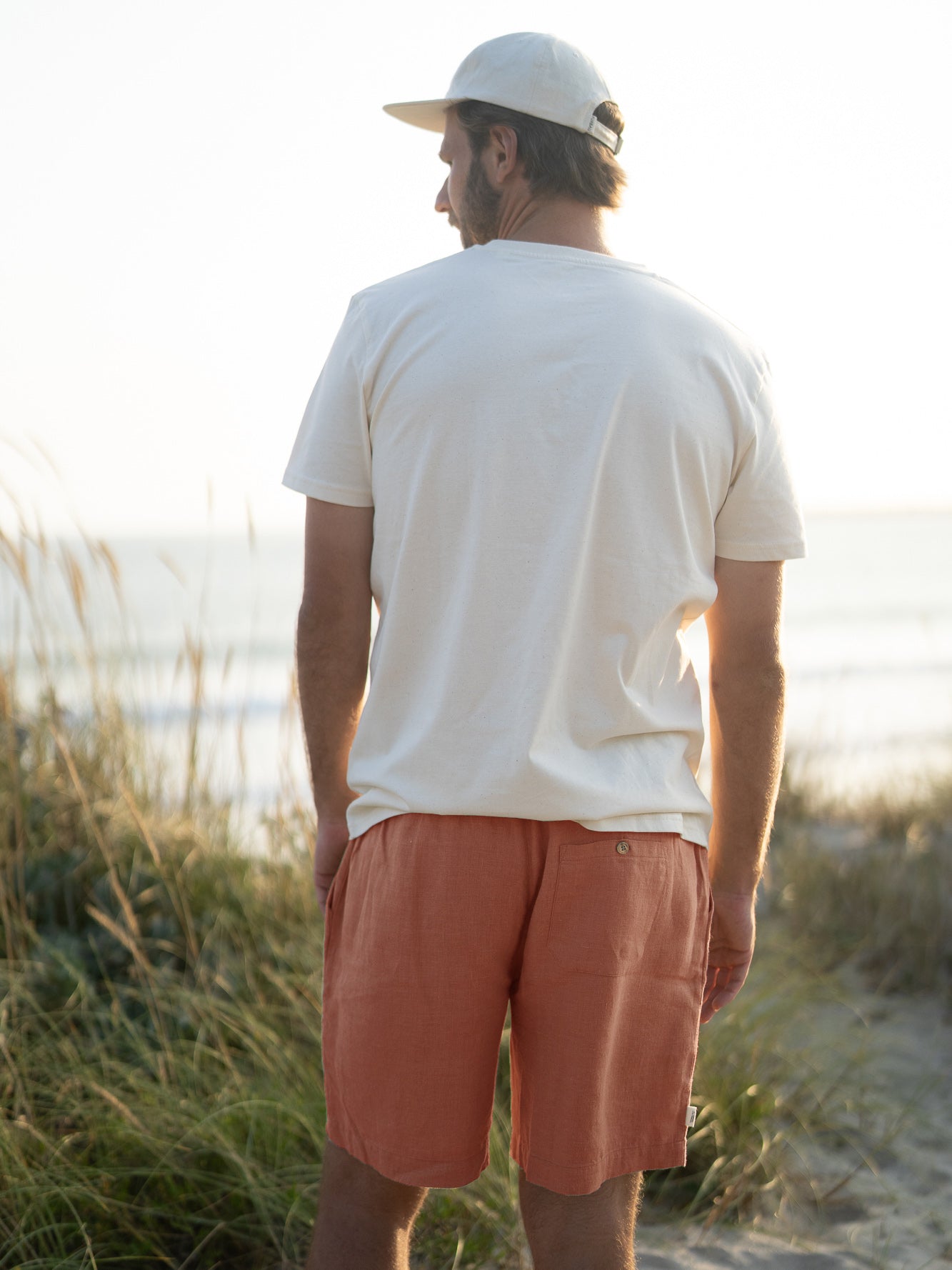 Männer Leinenshorts - sienna