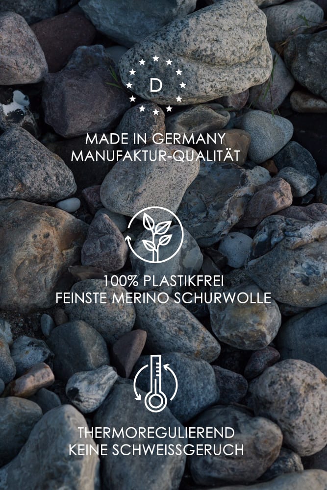 Wollsocken - graumeliert