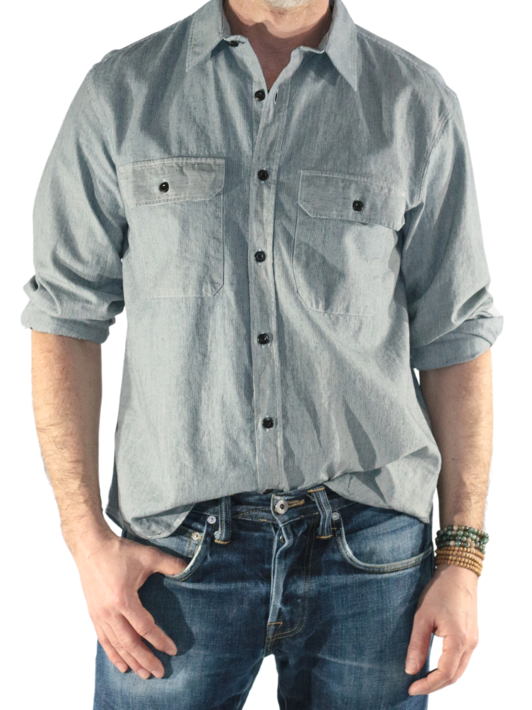 Freizeit Streifen Hemd - Flicker Shirt