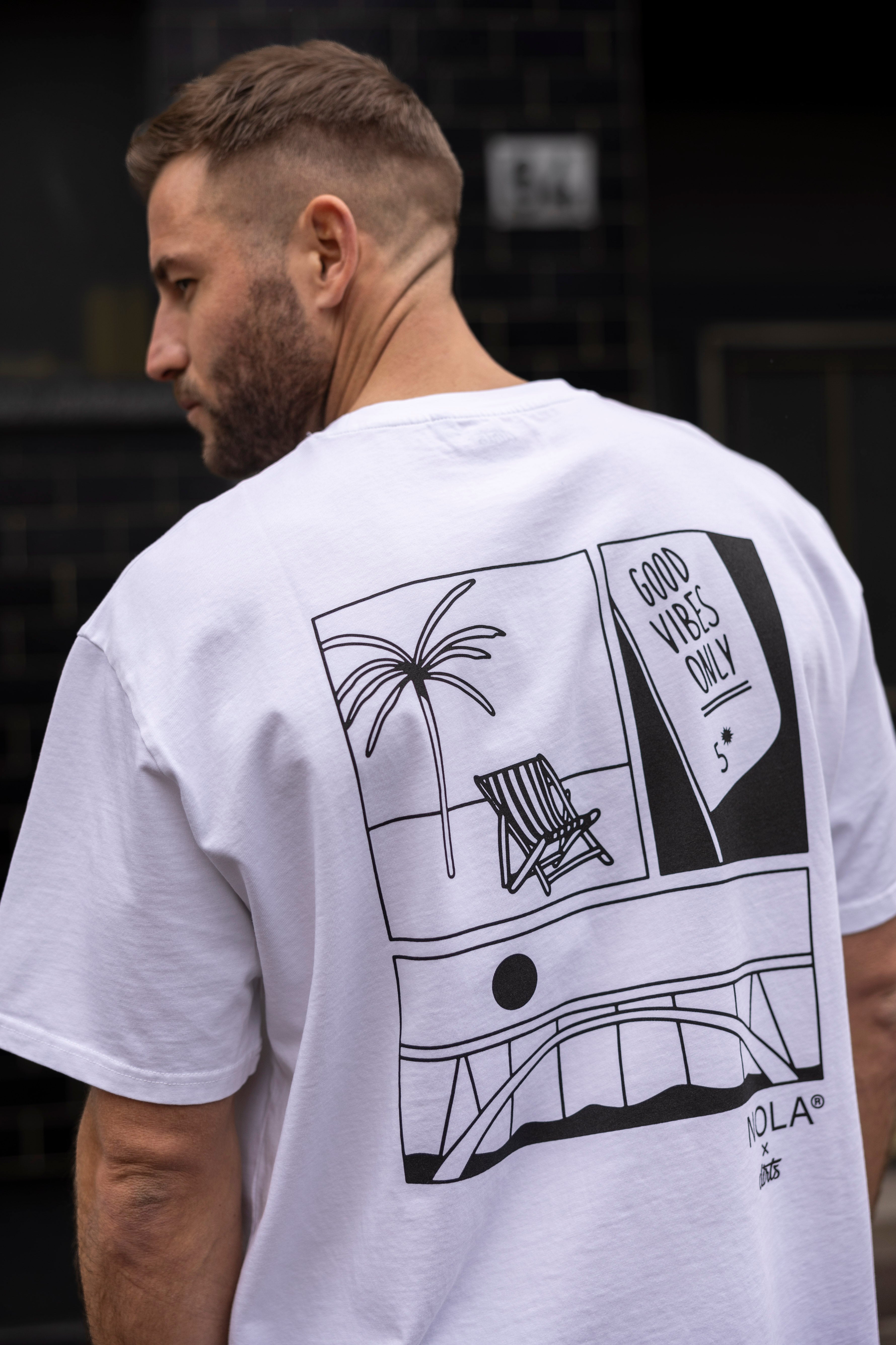 NOLA Palm Tree T-Shirt OVERSIZED