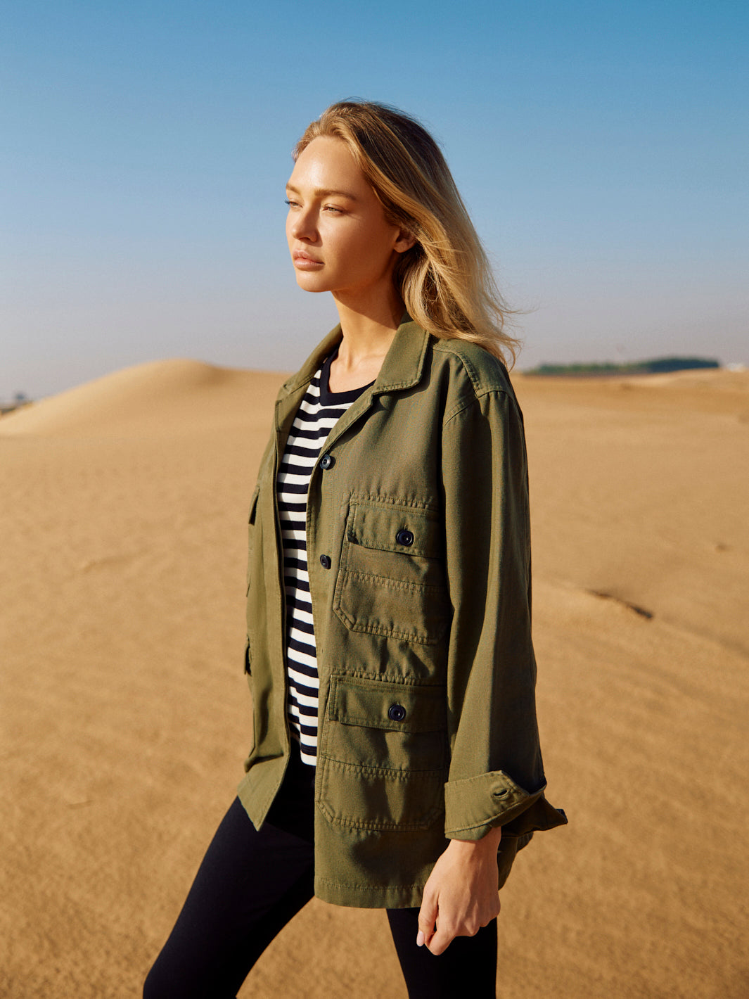 Field Jacket aus Organic Cotton