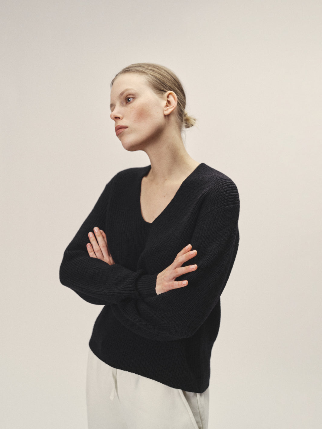 Strick Pullover aus Merino Wolle