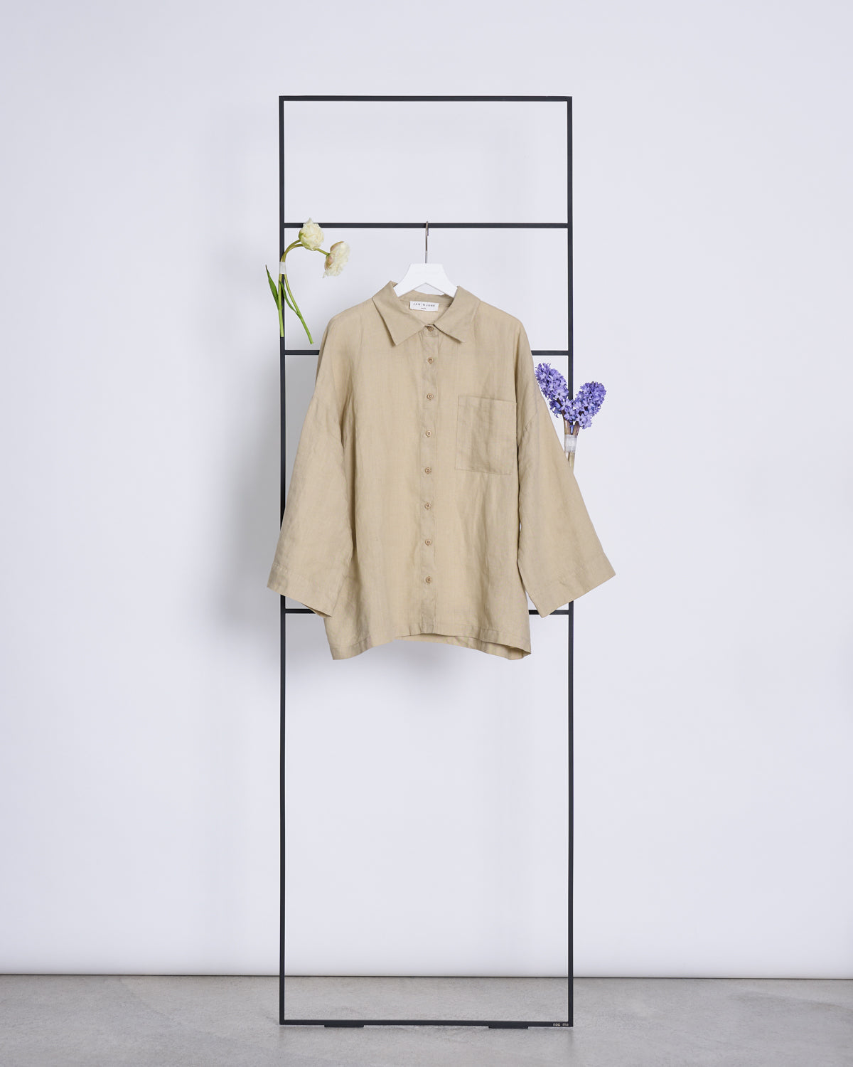 LINEN SHIRT MONS SAND