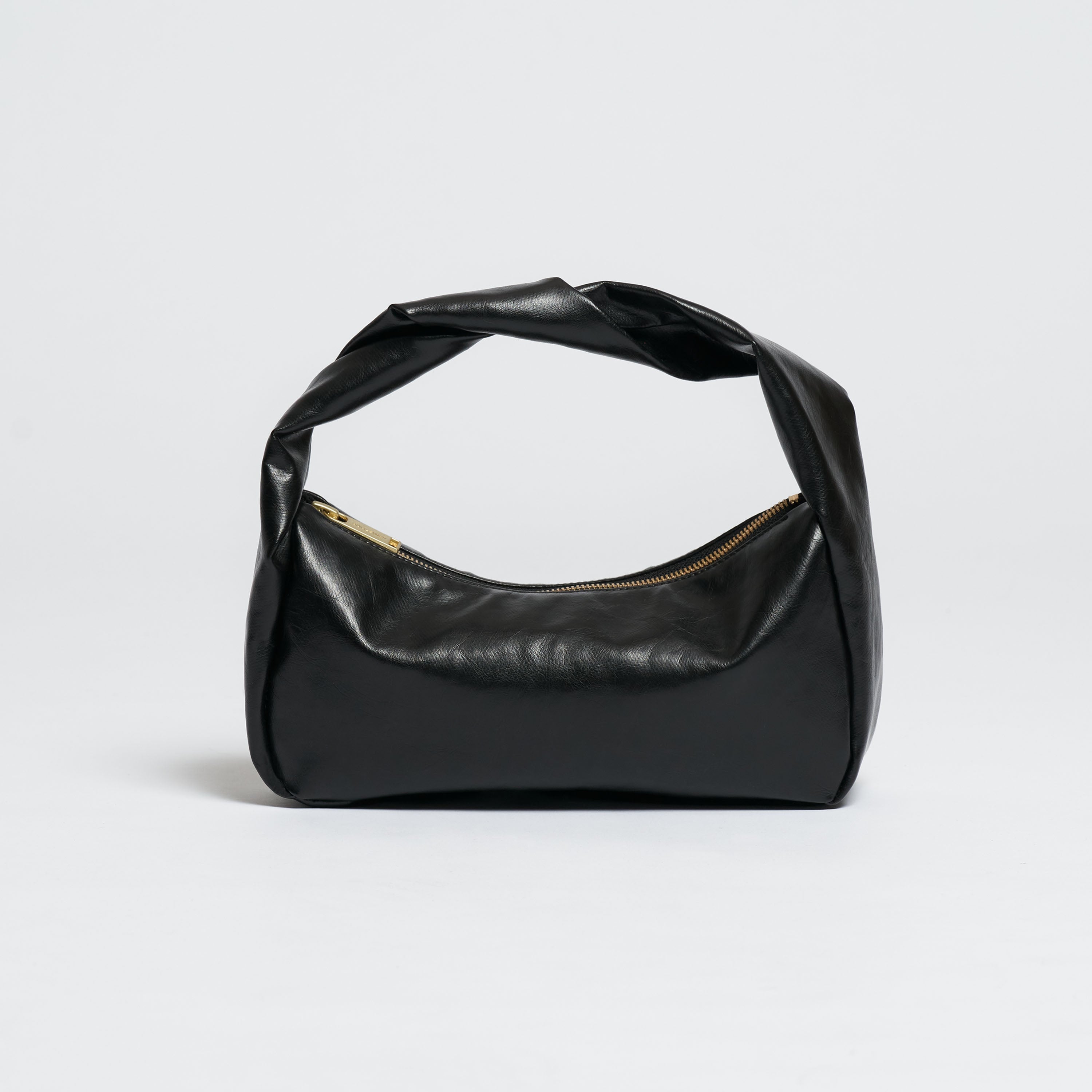 Twist Bag - Handtasche - Clutch - veganes Leder - Night Black--skip